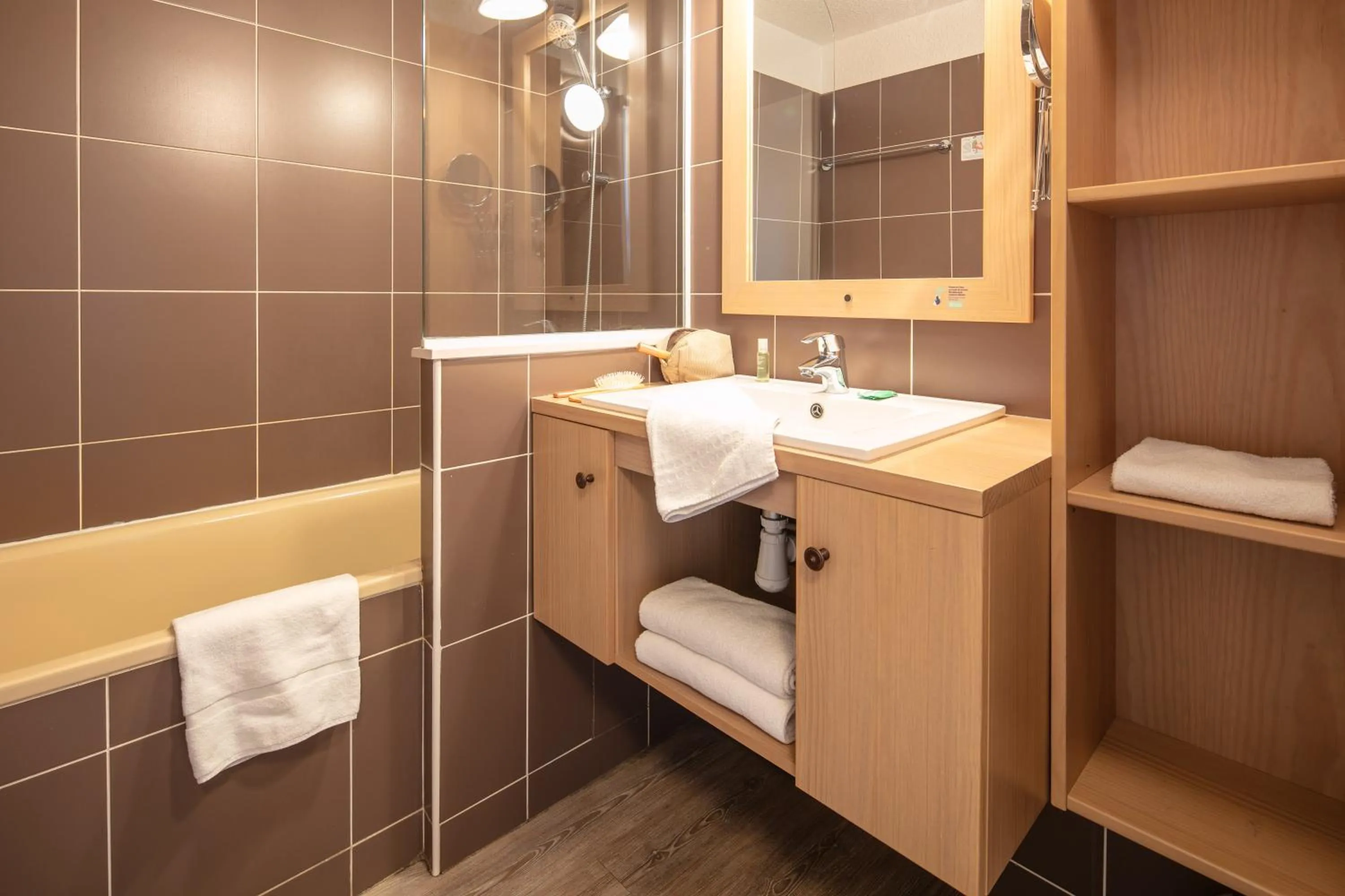 Bathroom in Résidence Pierre & Vacances Les Bergers