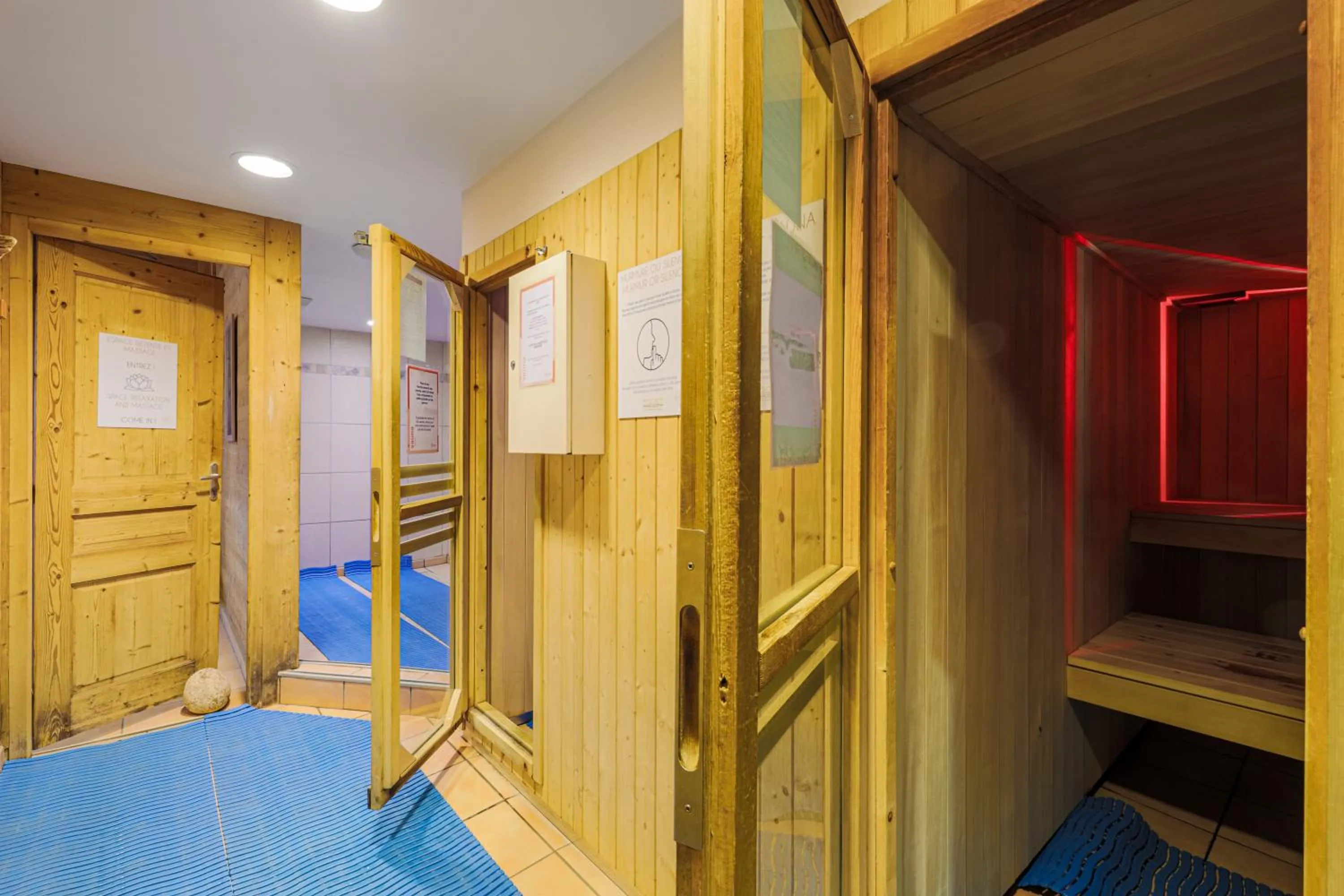 Sauna in Résidence Pierre & Vacances Les Bergers