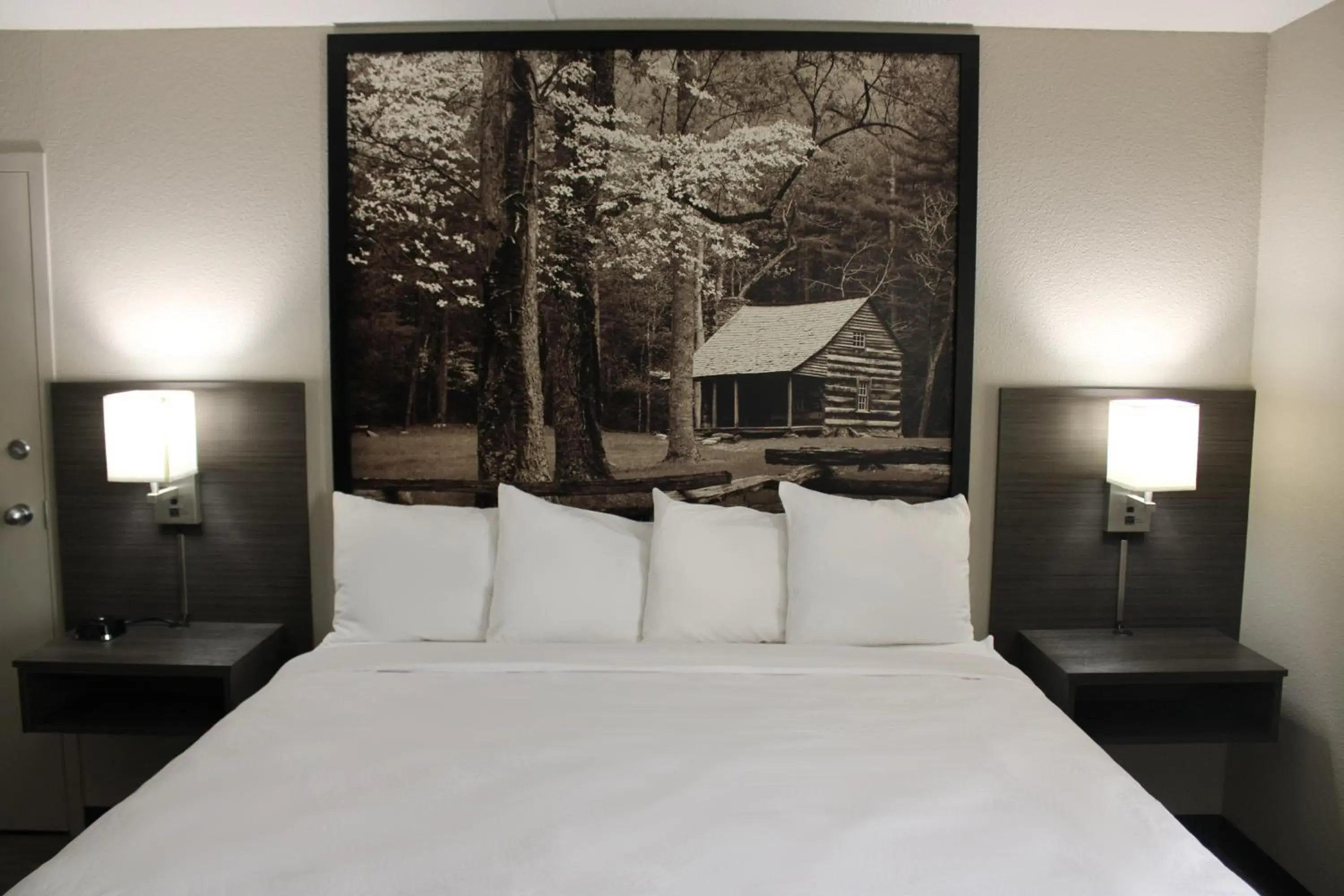 Bed in Boarders Inn and Suites by Cobblestone Lamar Missouri Bed in Boarders Inn and Suites by Cobblestone Lamar Missouri