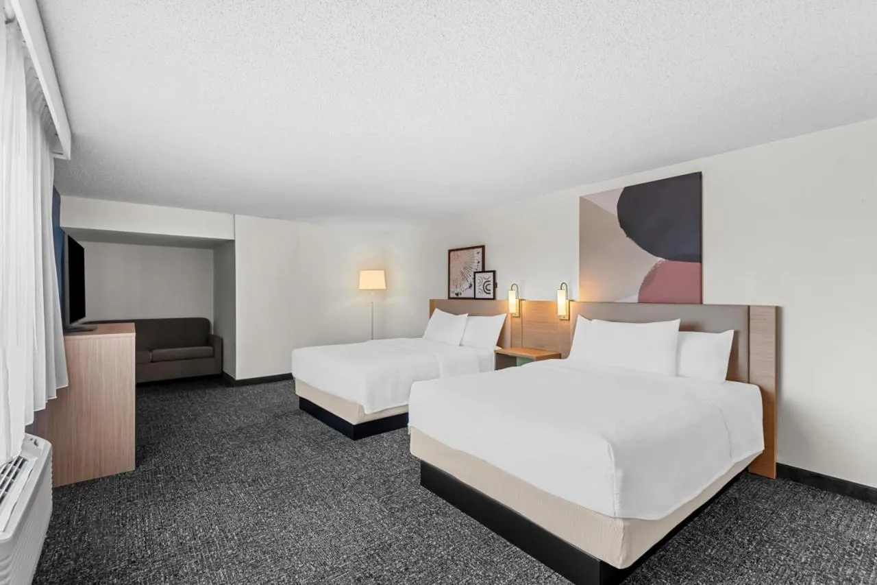 Bed in Spark by Hilton Cedar Falls