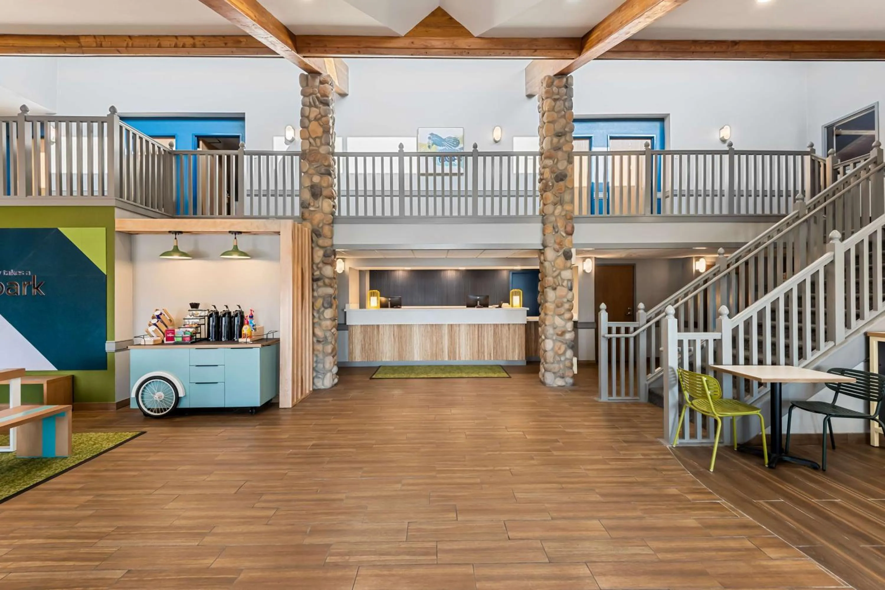 Lobby or reception in Spark by Hilton Cedar Falls