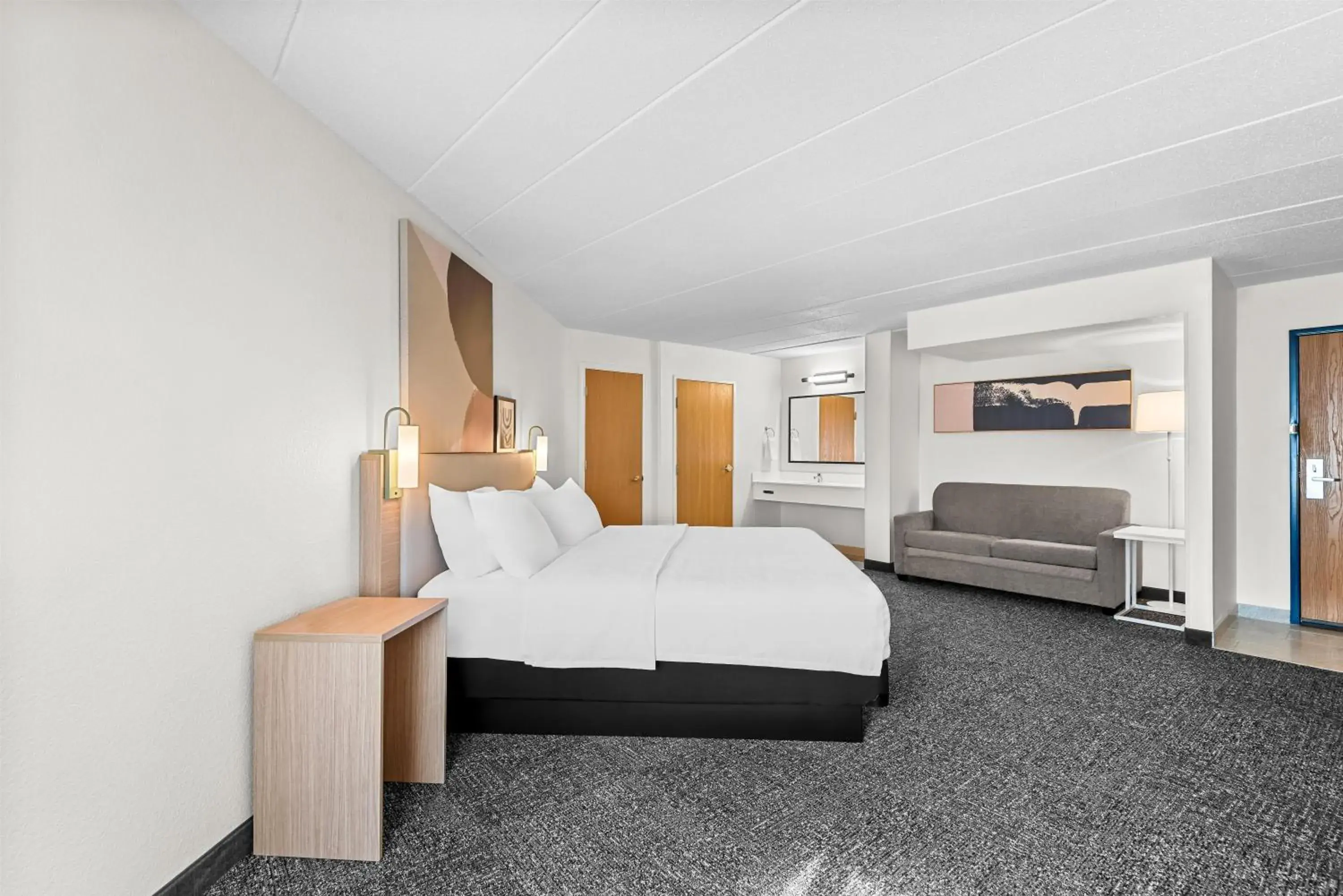 Living room, Bed in Spark by Hilton Cedar Falls Living room, Bed in Spark by Hilton Cedar Falls