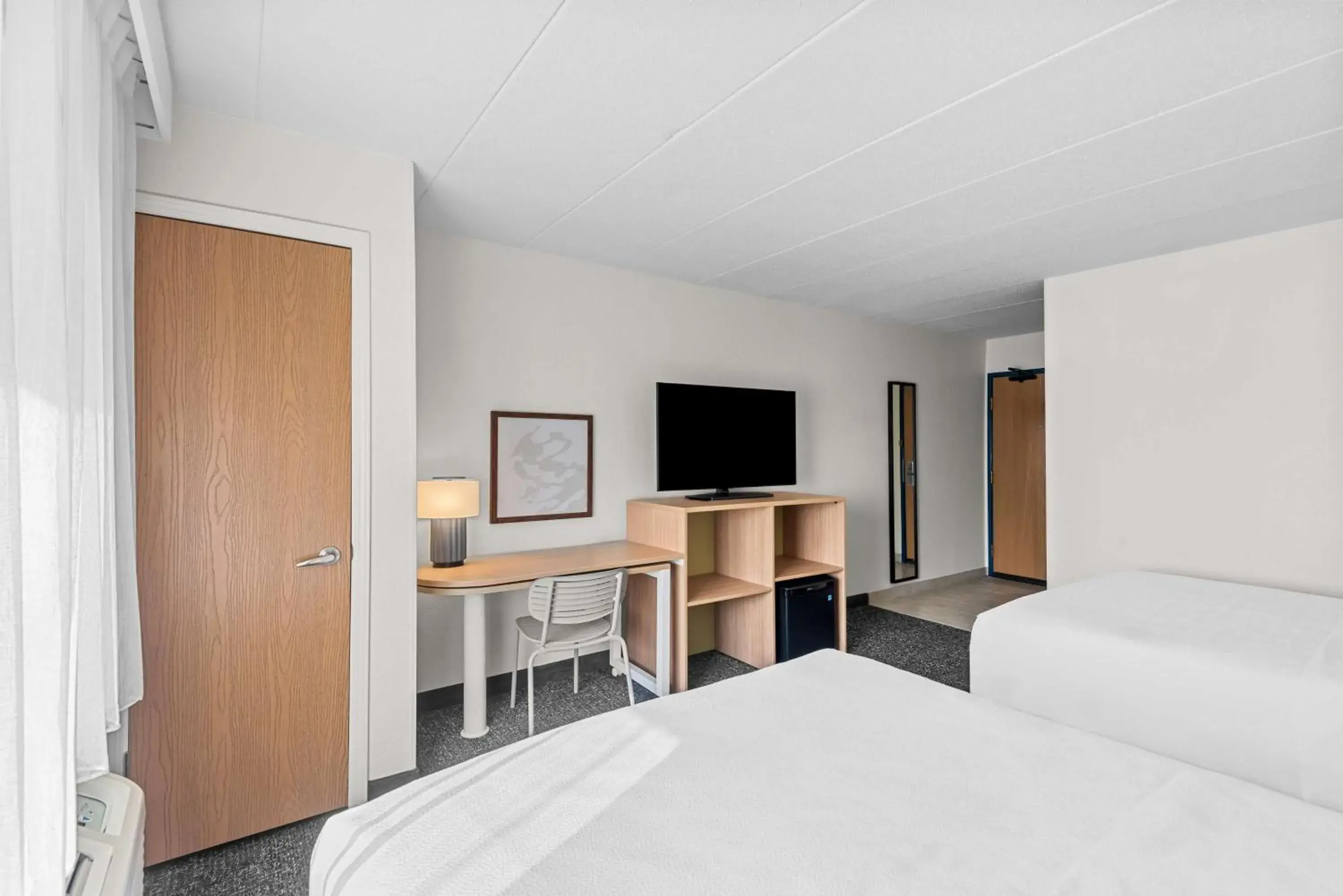 Queen Room with Two Queen Beds - Hearing Access in Spark by Hilton Cedar Falls Queen Room with Two Queen Beds - Hearing Access in Spark by Hilton Cedar Falls