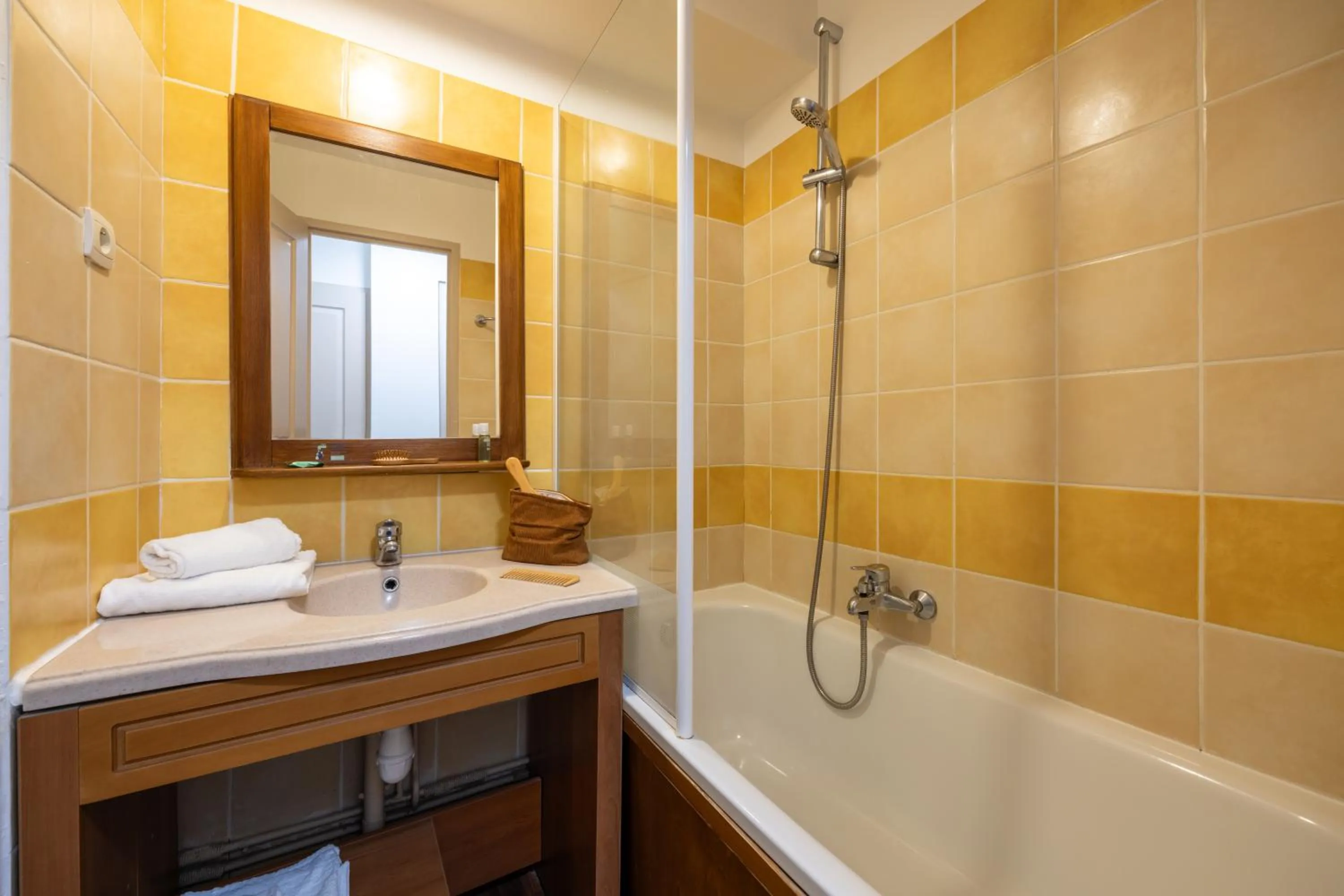 Bathroom in Résidence Pierre & Vacances Les Trois Domaines