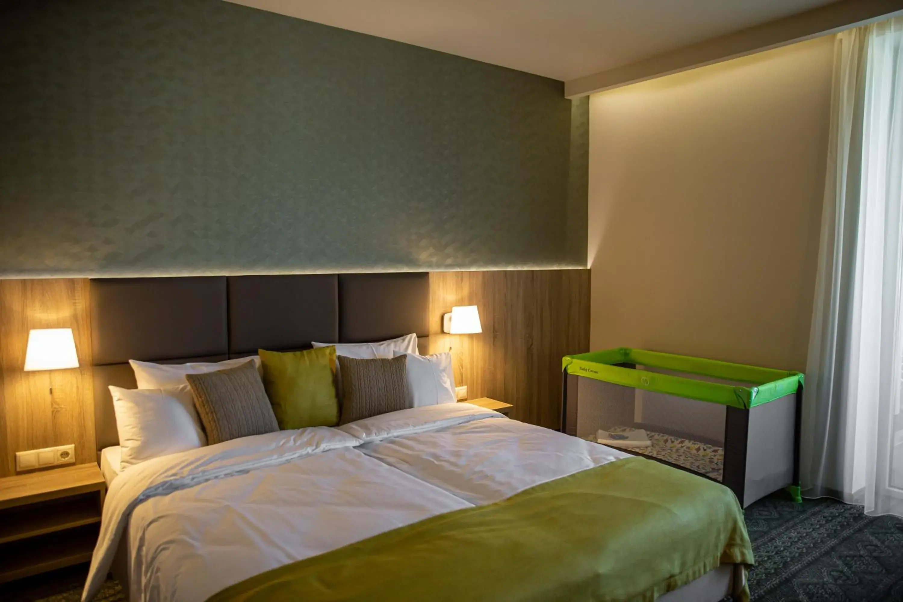 Twin Room with Balcony in Lignum Hotel Twin Room with Balcony in Lignum Hotel