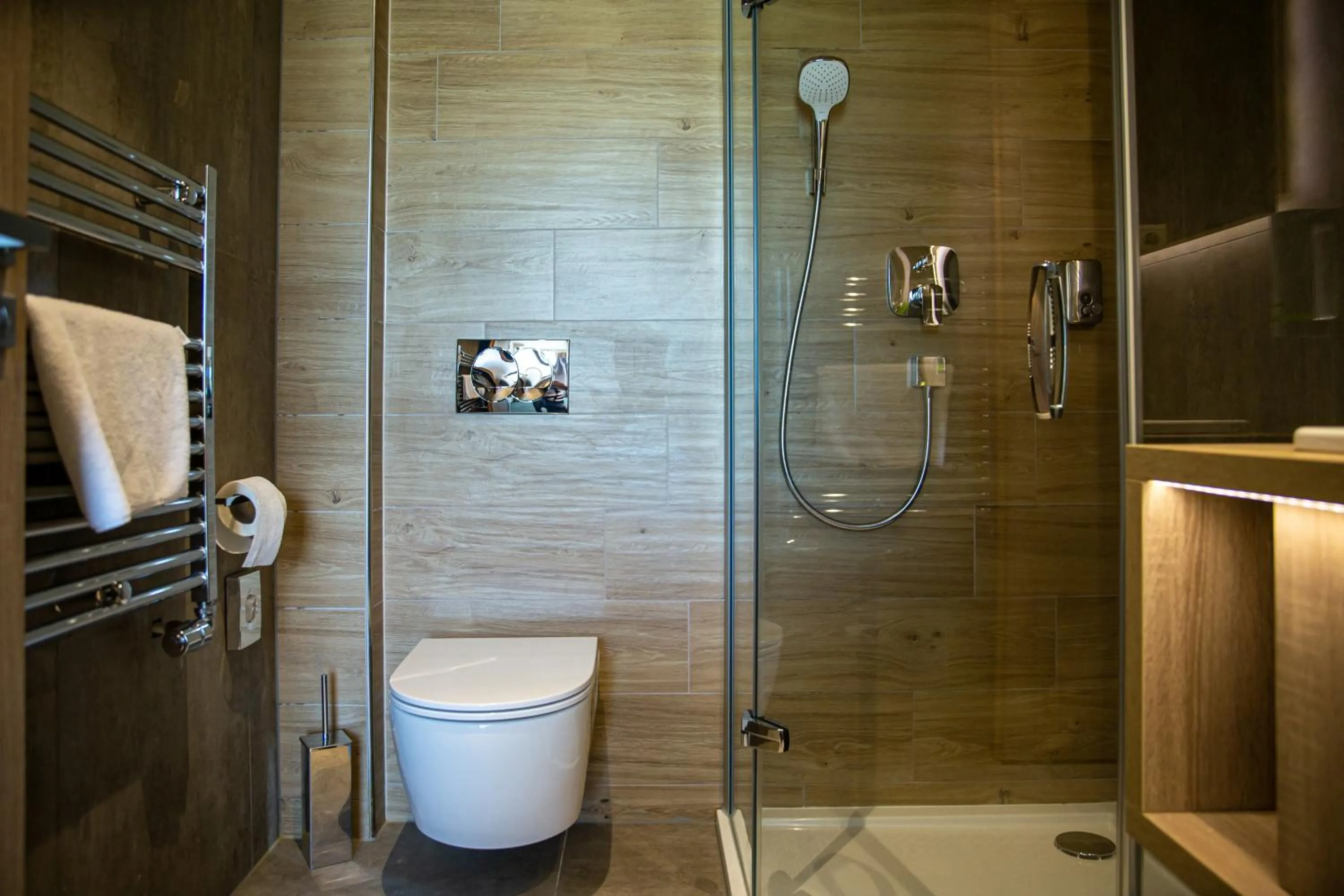 Bathroom in Lignum Hotel