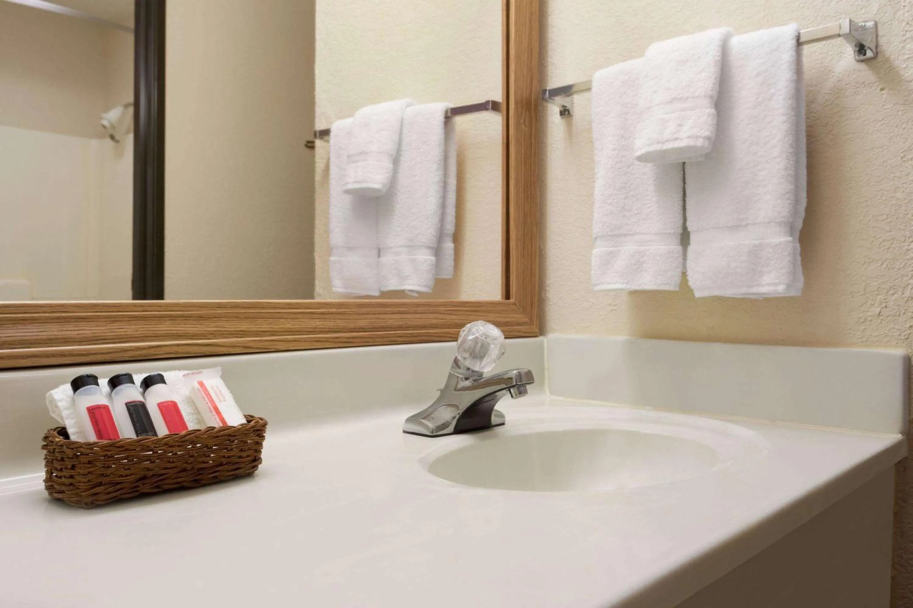 Bathroom in Baymont by Wyndham Logan