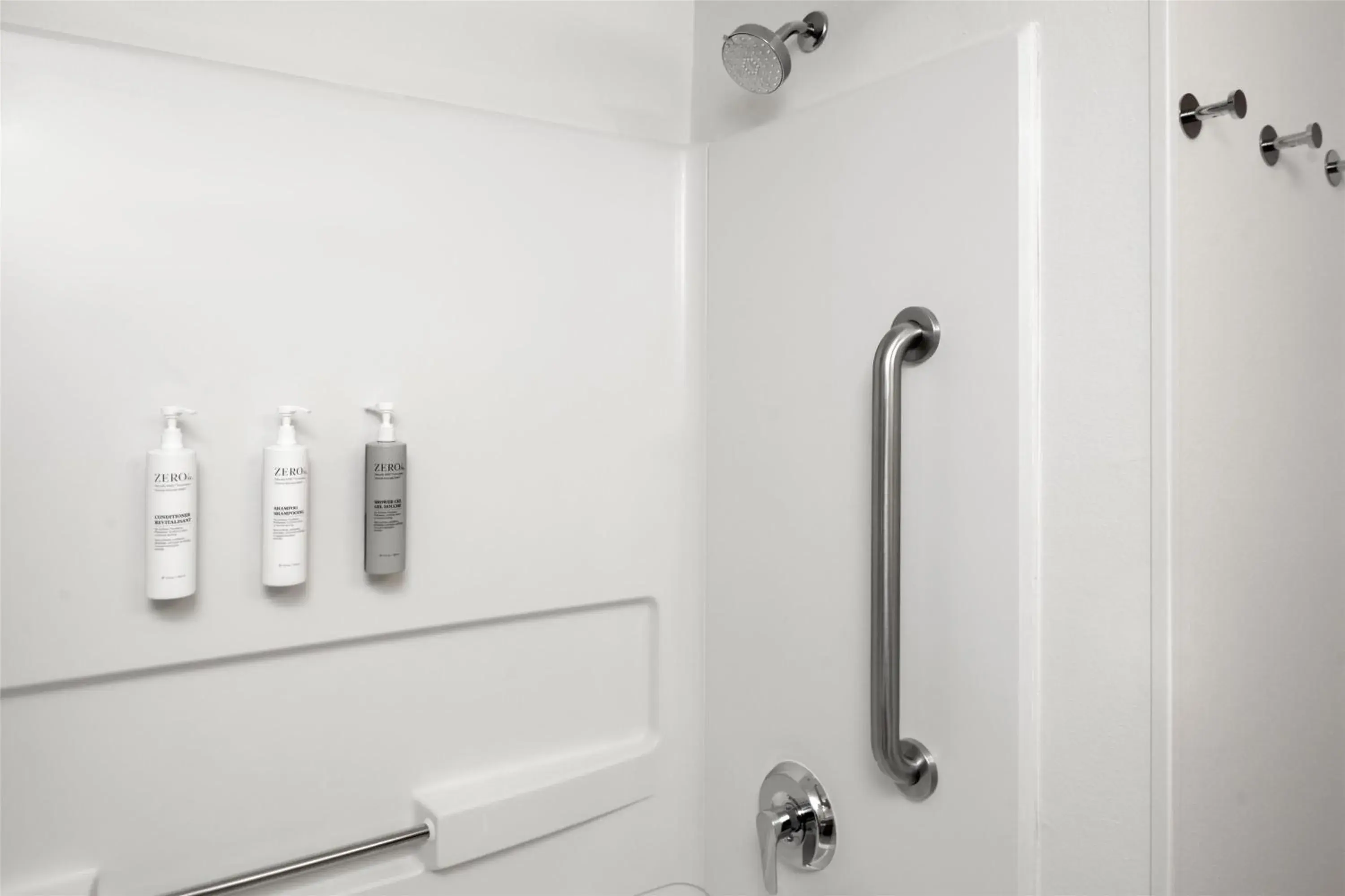 Bathroom in Spark By Hilton Smithfield I-95 Bathroom in Spark By Hilton Smithfield I-95