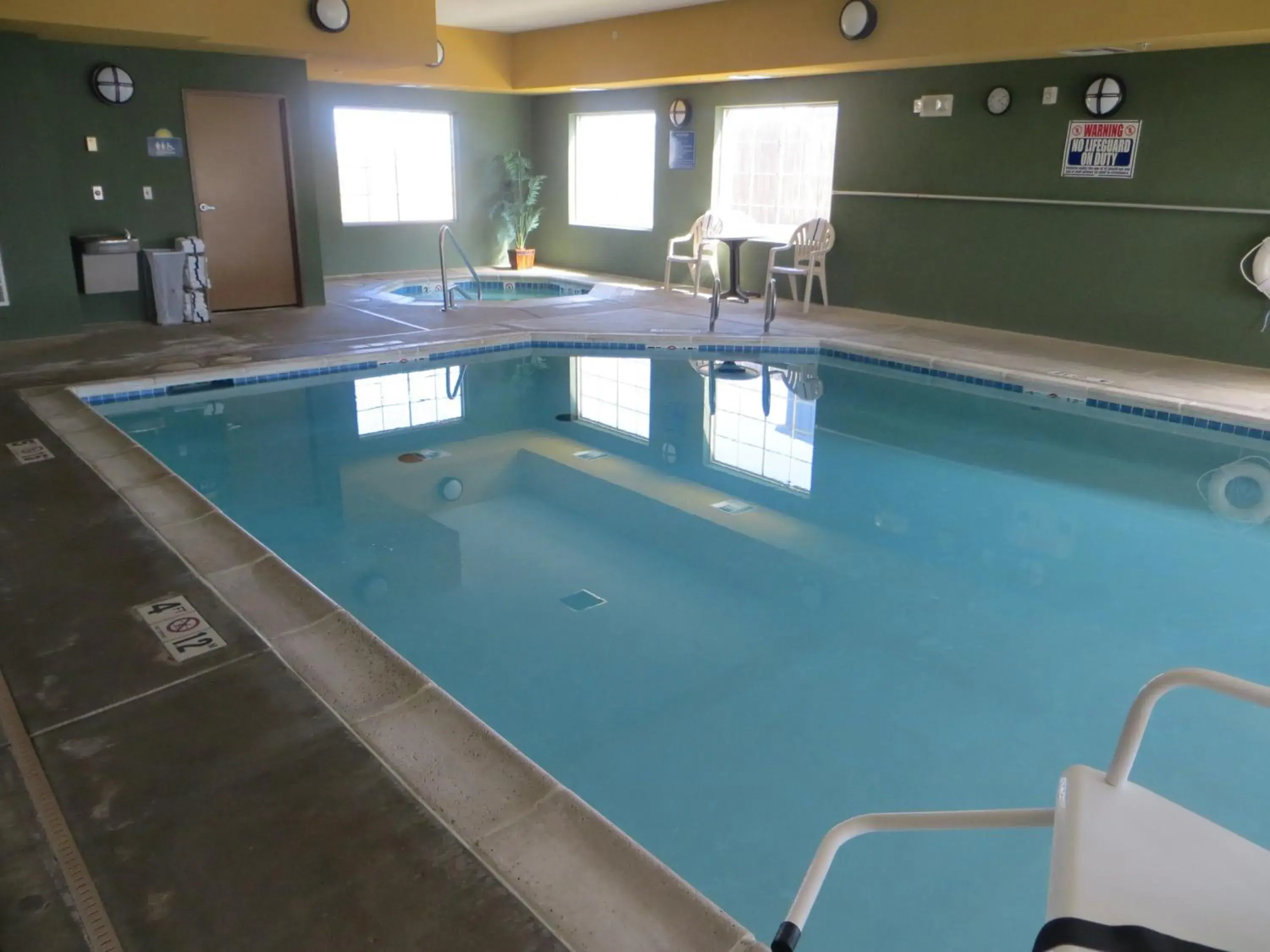 Swimming pool in Days Inn by Wyndham Ellis Swimming pool in Days Inn by Wyndham Ellis