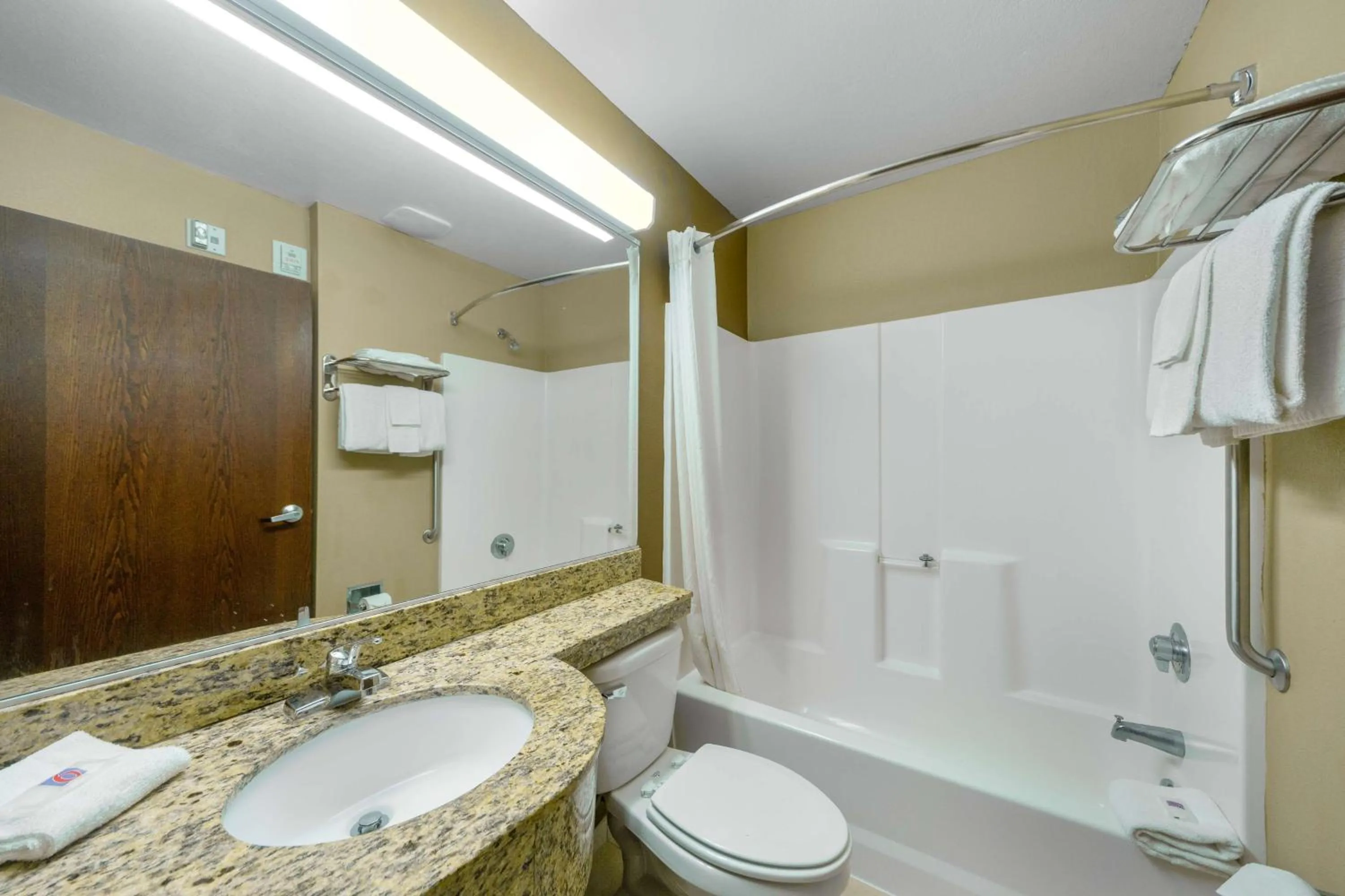 Bathroom in Microtel Inn & Suites by Wyndham Breaux Bridge