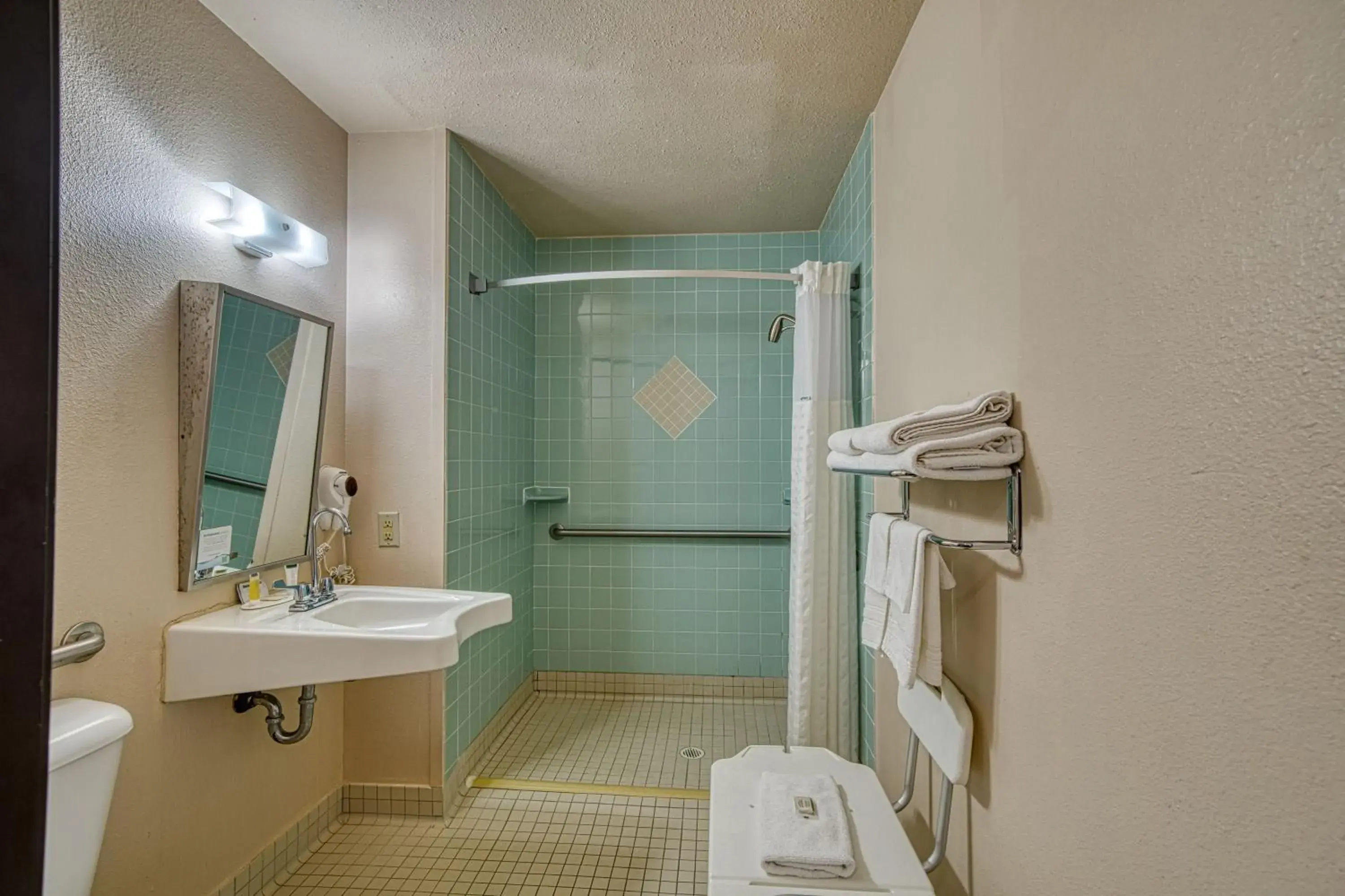 Bathroom in Super 8 by Wyndham Sturgis Bathroom in Super 8 by Wyndham Sturgis