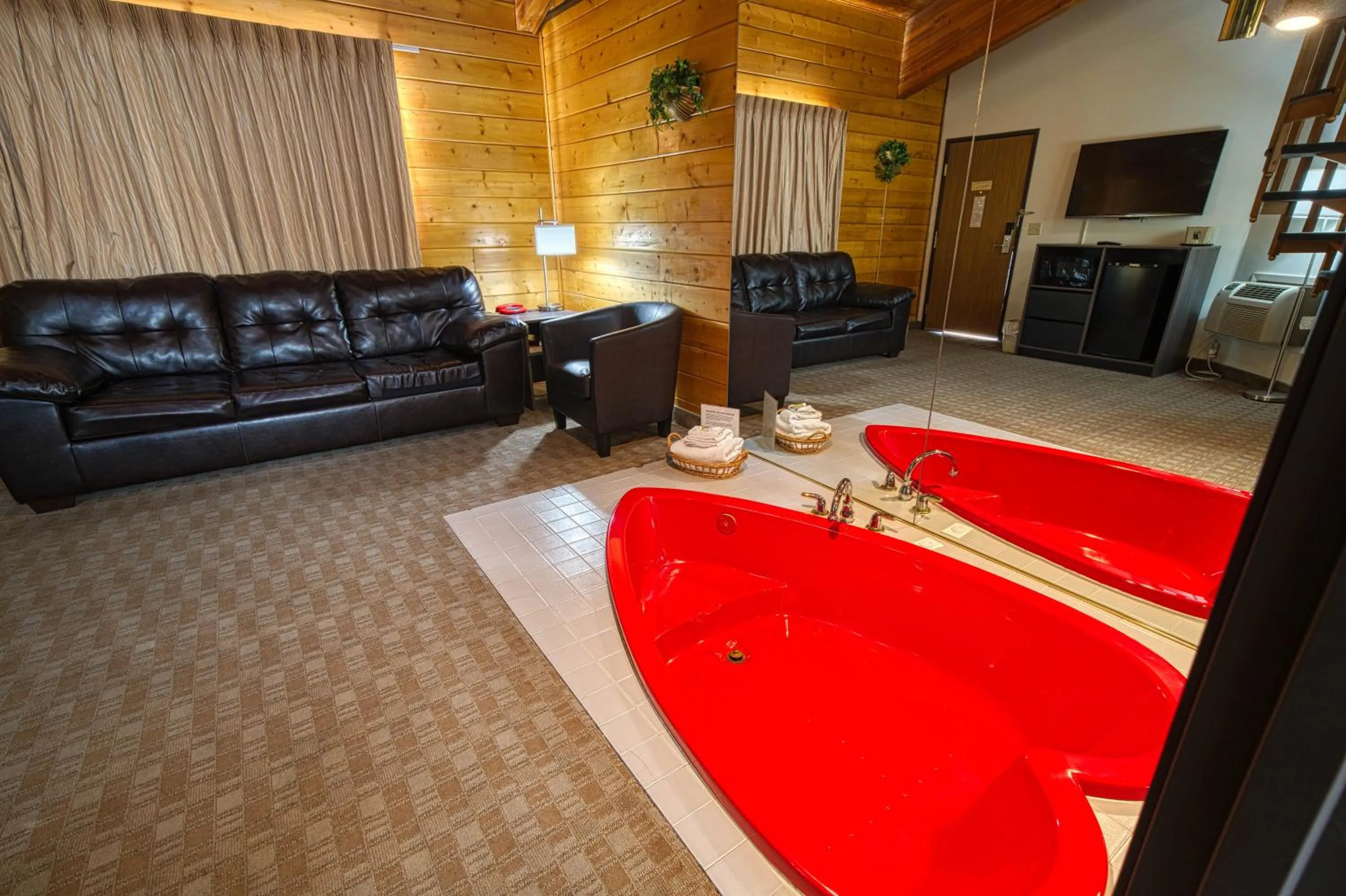 Living room in Super 8 by Wyndham Sturgis