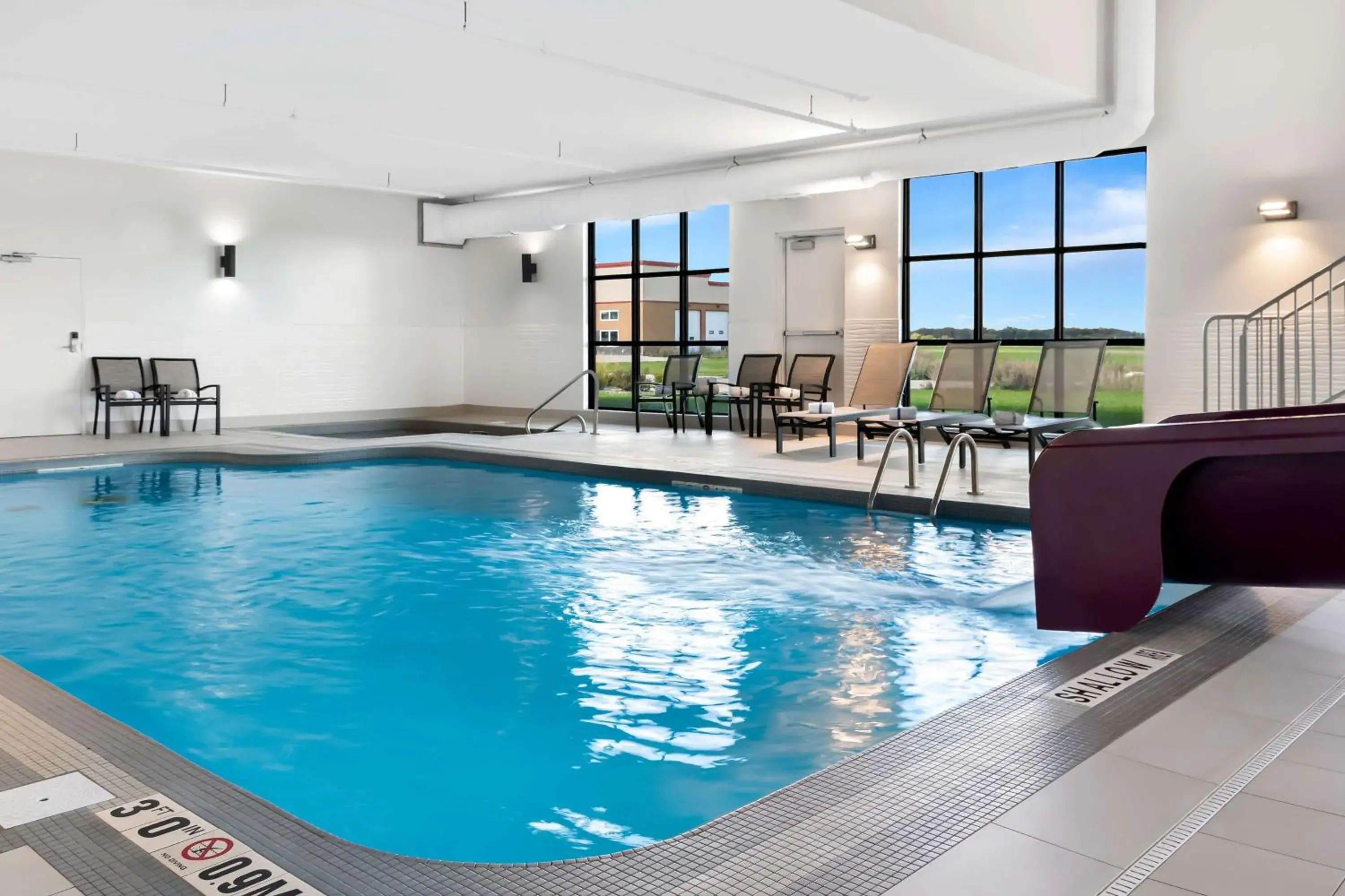 Pool view in Best Western Plus Morden Pool view in Best Western Plus Morden