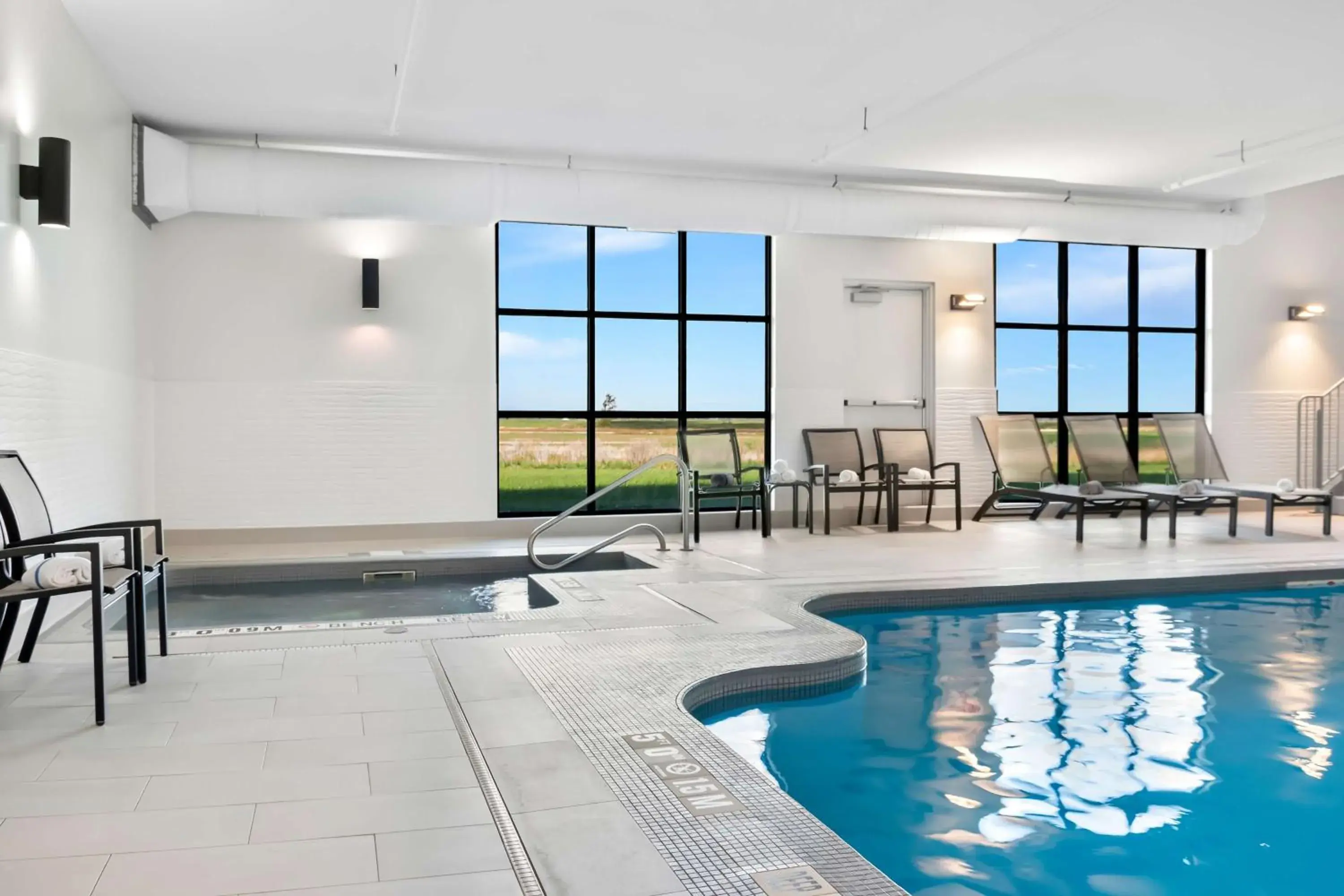 Pool view in Best Western Plus Morden Pool view in Best Western Plus Morden