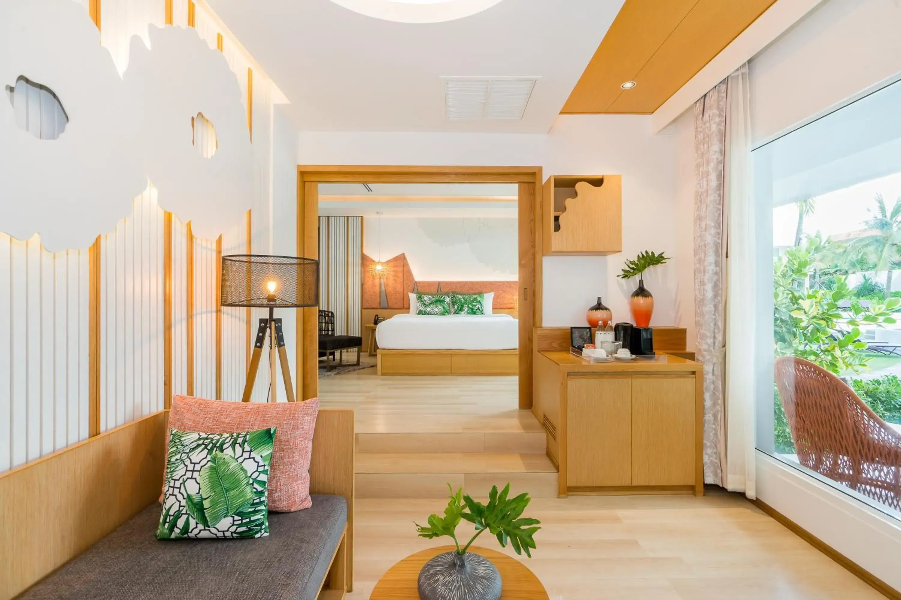 Living room, Bed in La Vida Samui Living room, Bed in La Vida Samui