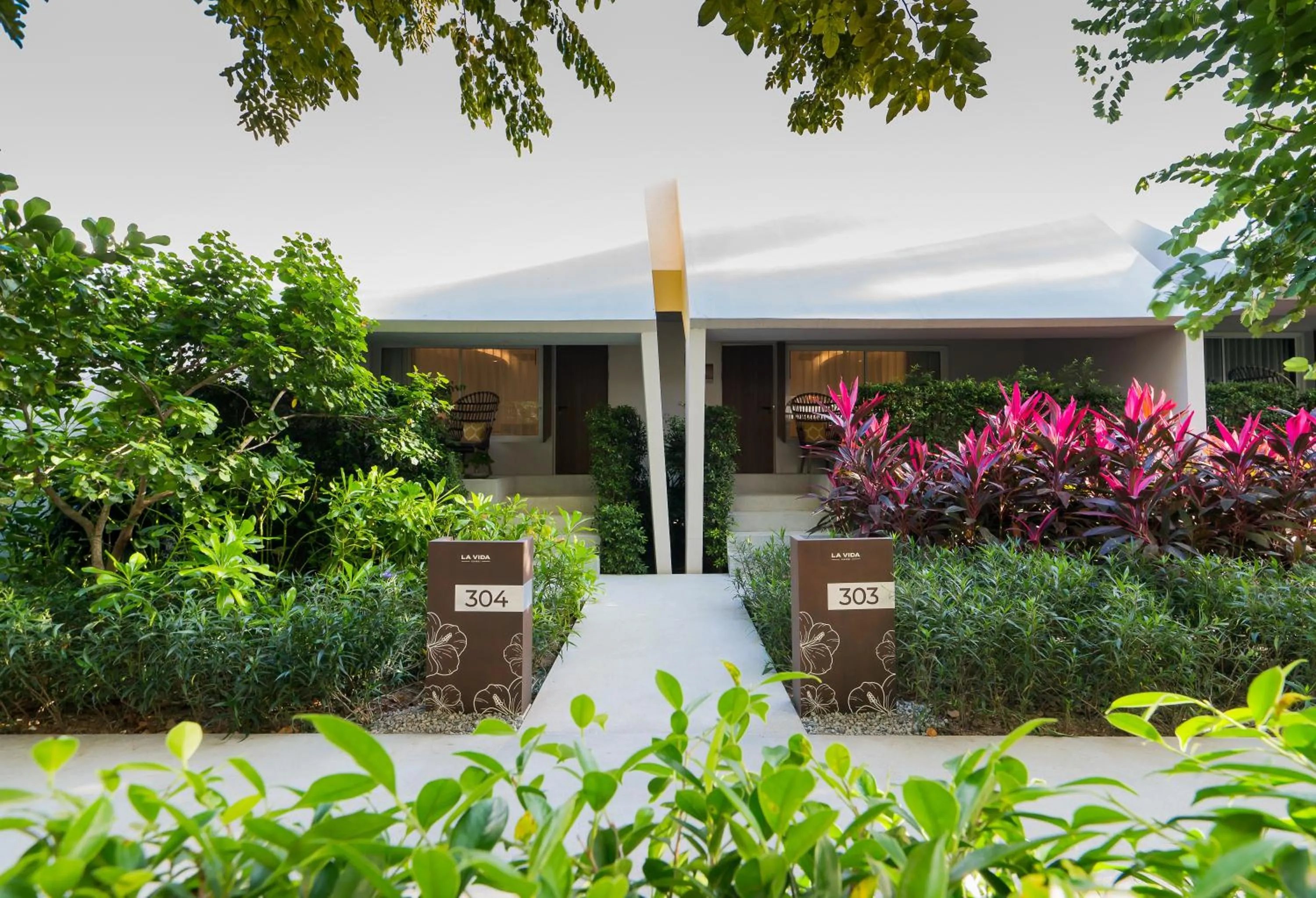 Garden in La Vida Samui