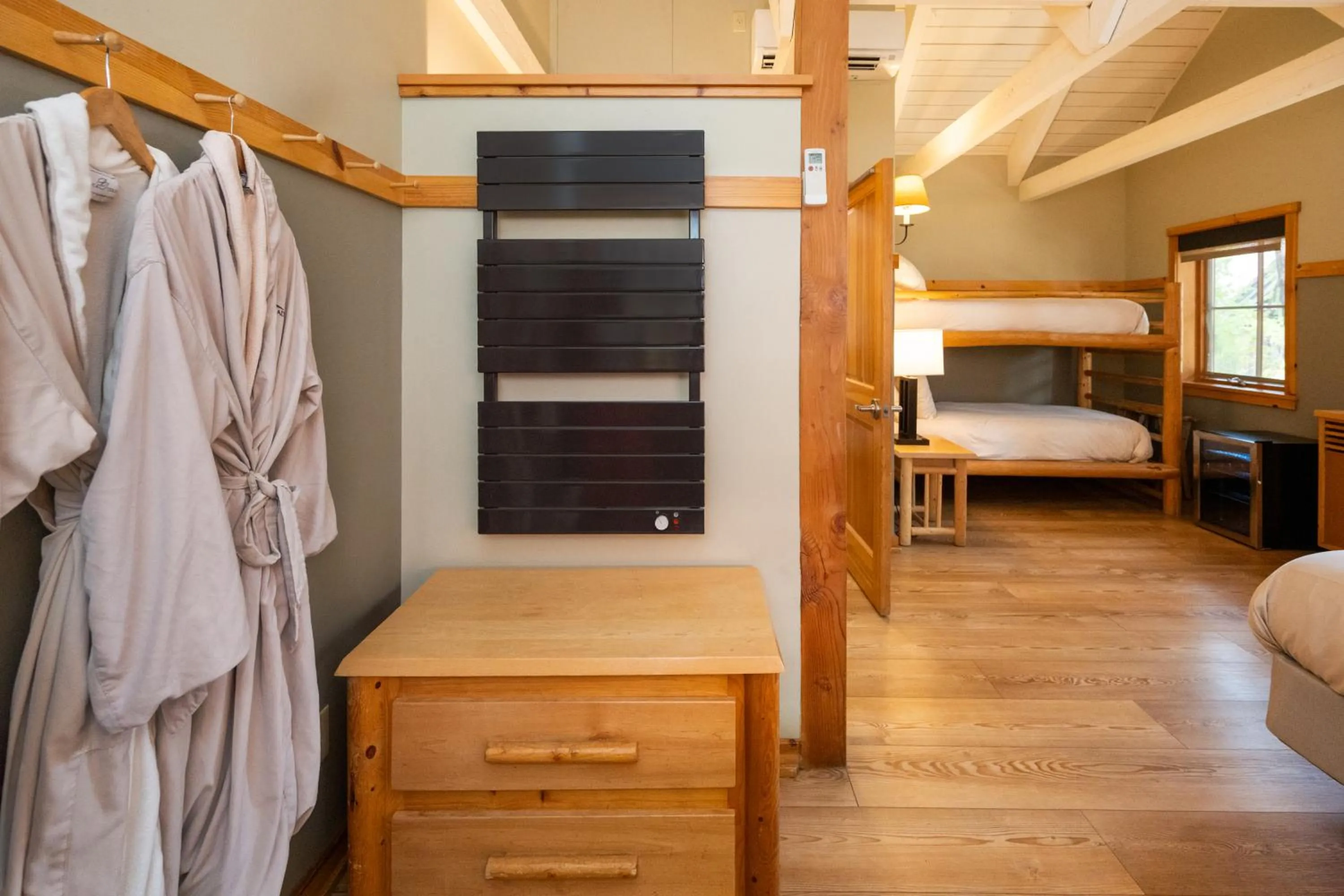 Bed in Sleeping Lady Mountain Resort