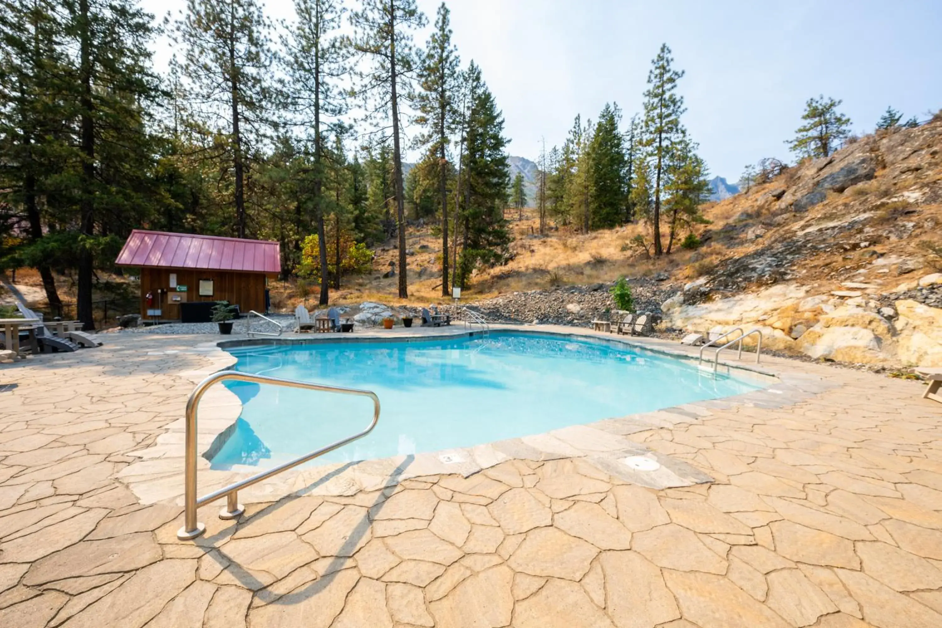 Swimming pool in Sleeping Lady Mountain Resort & Spa Swimming pool in Sleeping Lady Mountain Resort & Spa