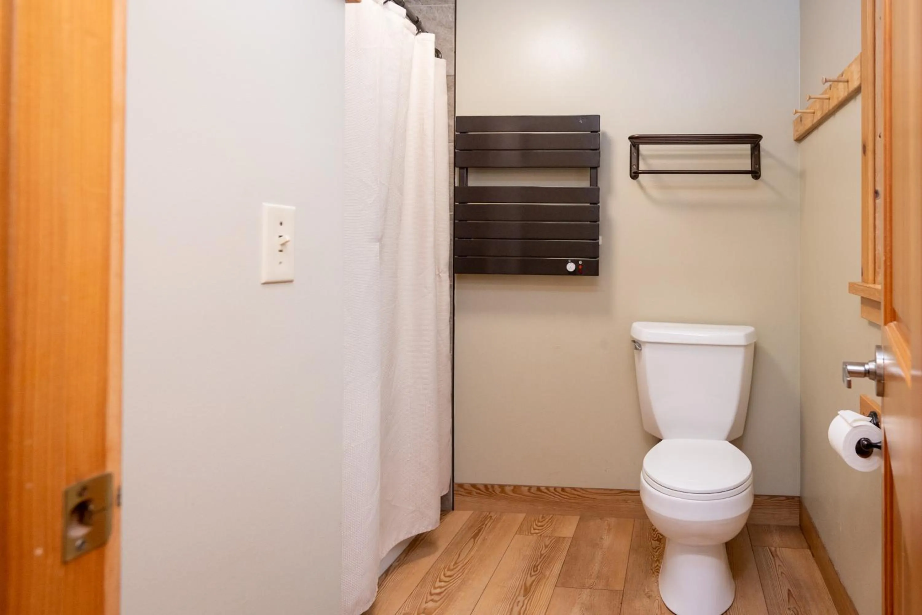 Toilet in Sleeping Lady Mountain Resort