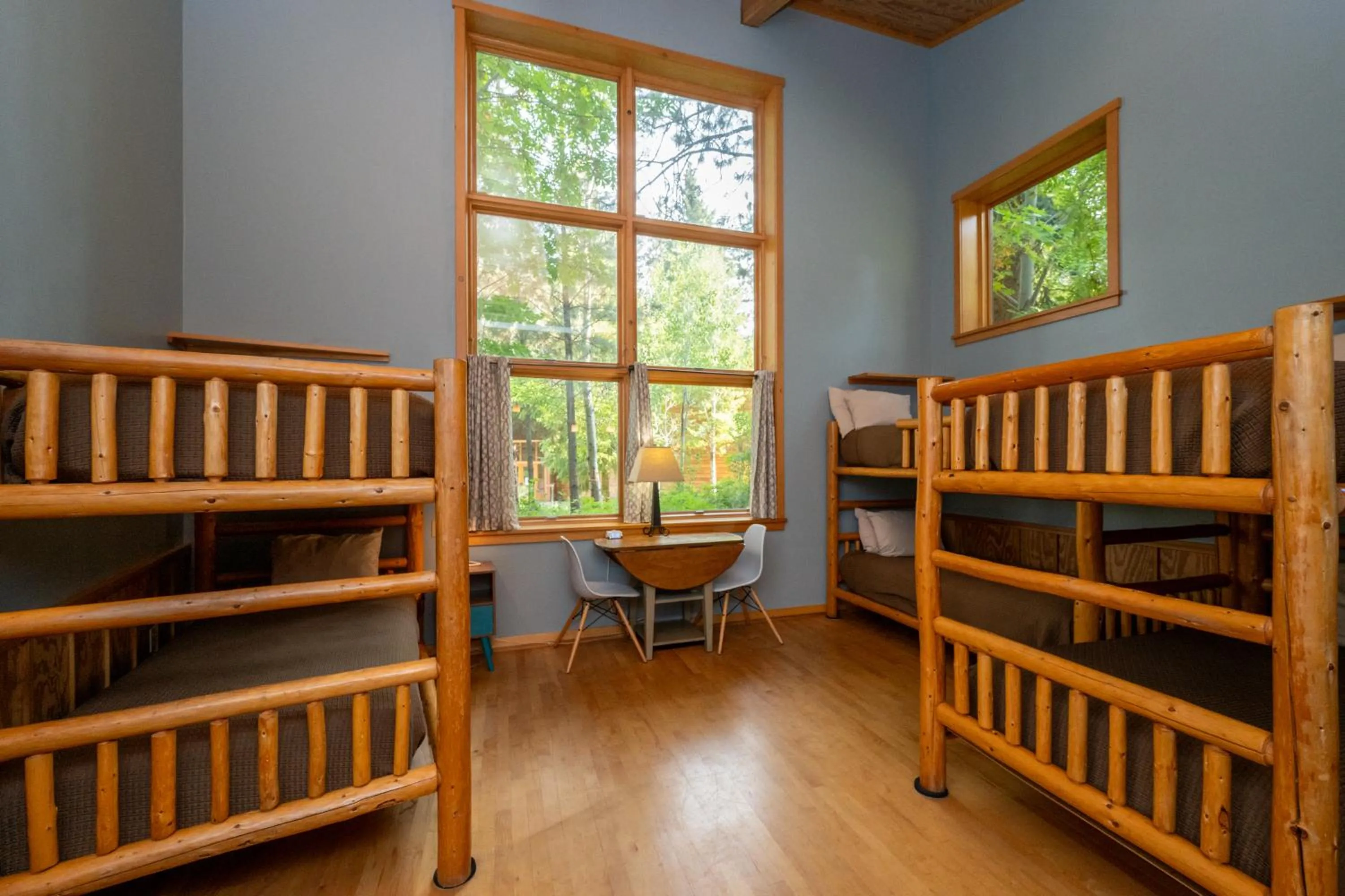 Bed in Sleeping Lady Mountain Resort