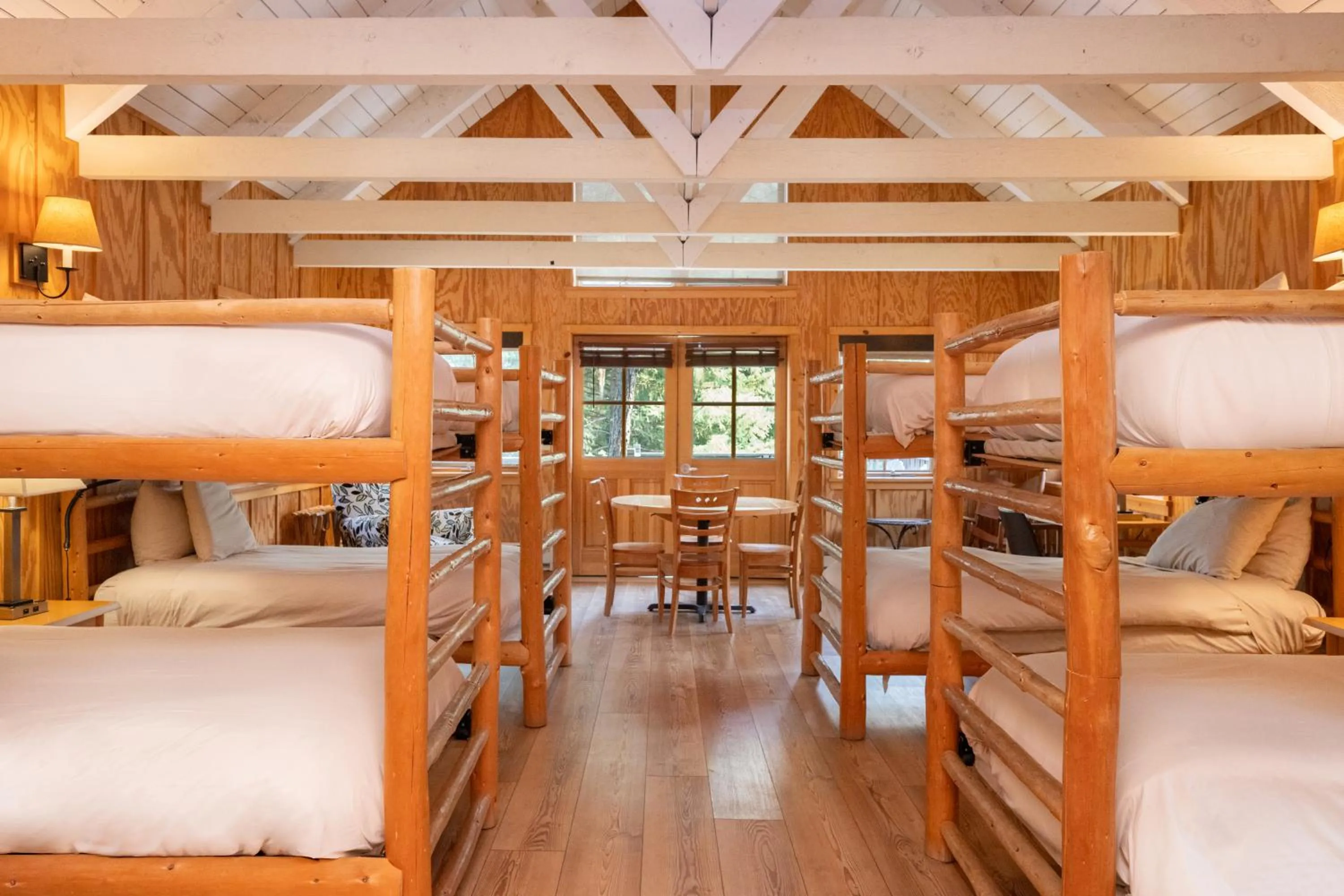 Bed in Sleeping Lady Mountain Resort