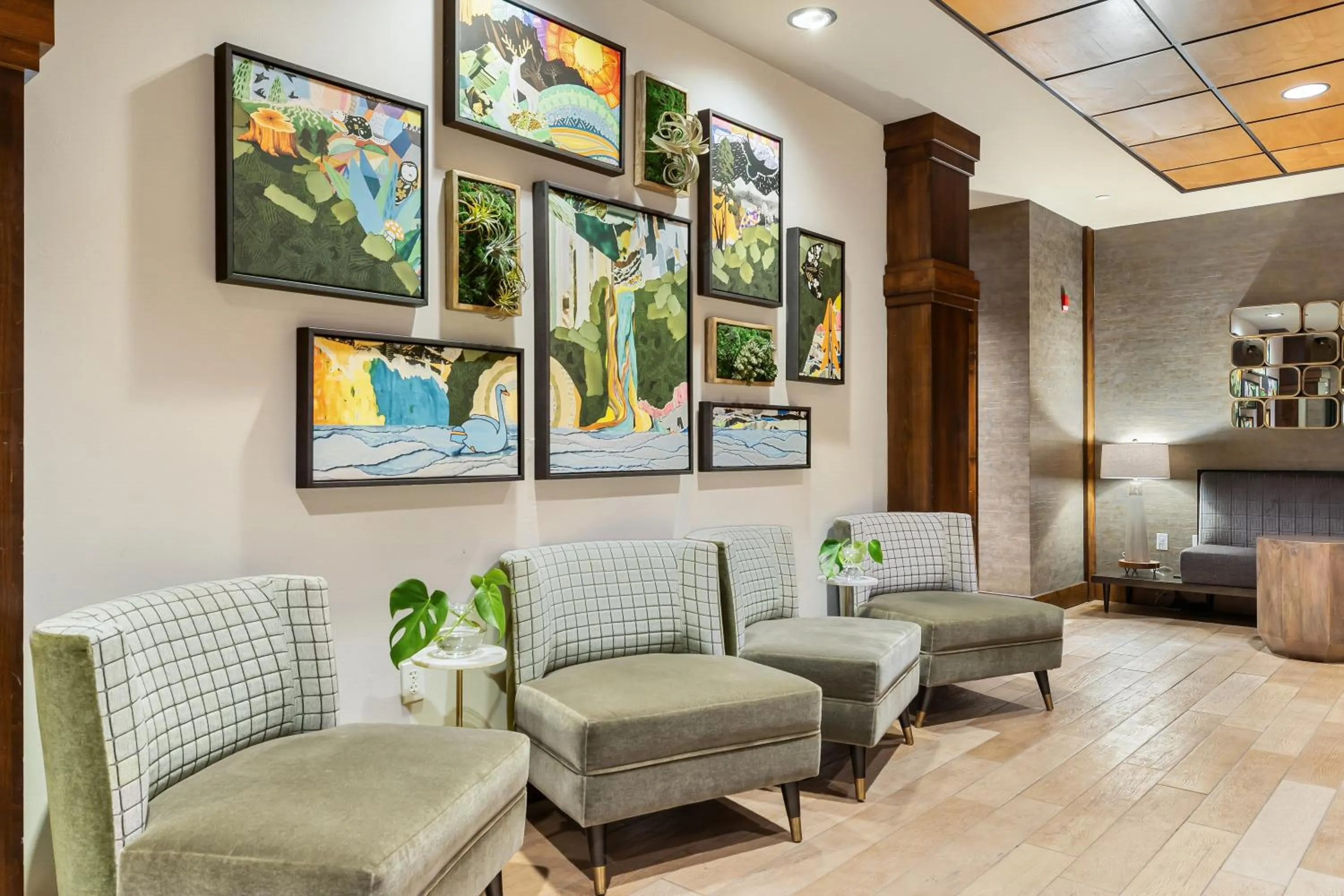 Lobby or reception in Oxford Hotel Bend