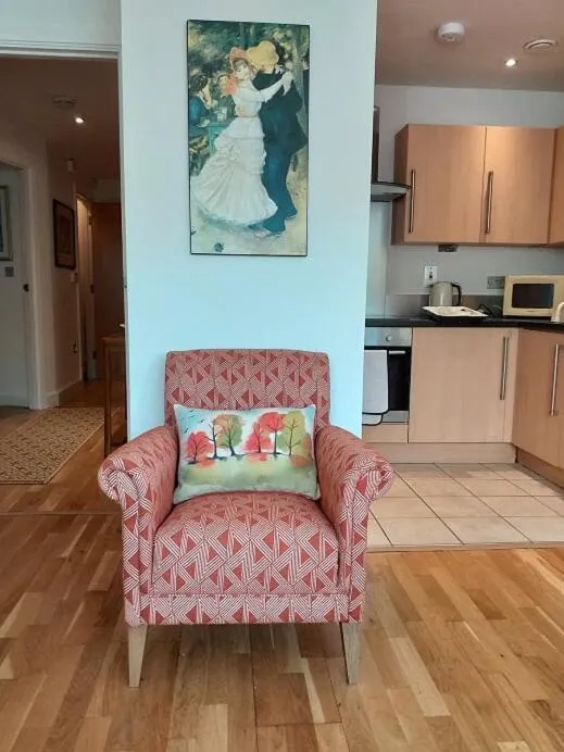 Seating area in Almanna, Central York, only 6 minutes walk to York Minster