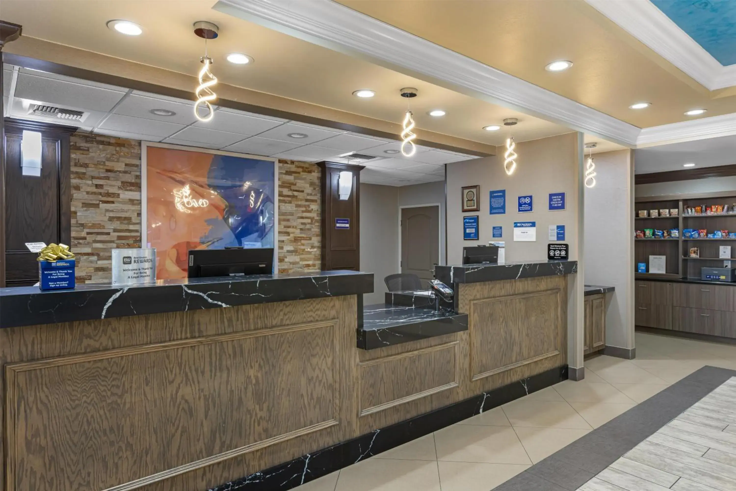 Lobby or reception in Best Western Plus Wasco Inn & Suites Lobby or reception in Best Western Plus Wasco Inn & Suites