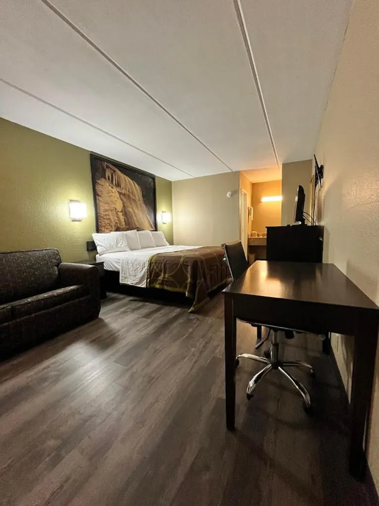 Bed in Super 8 by Wyndham Shelby