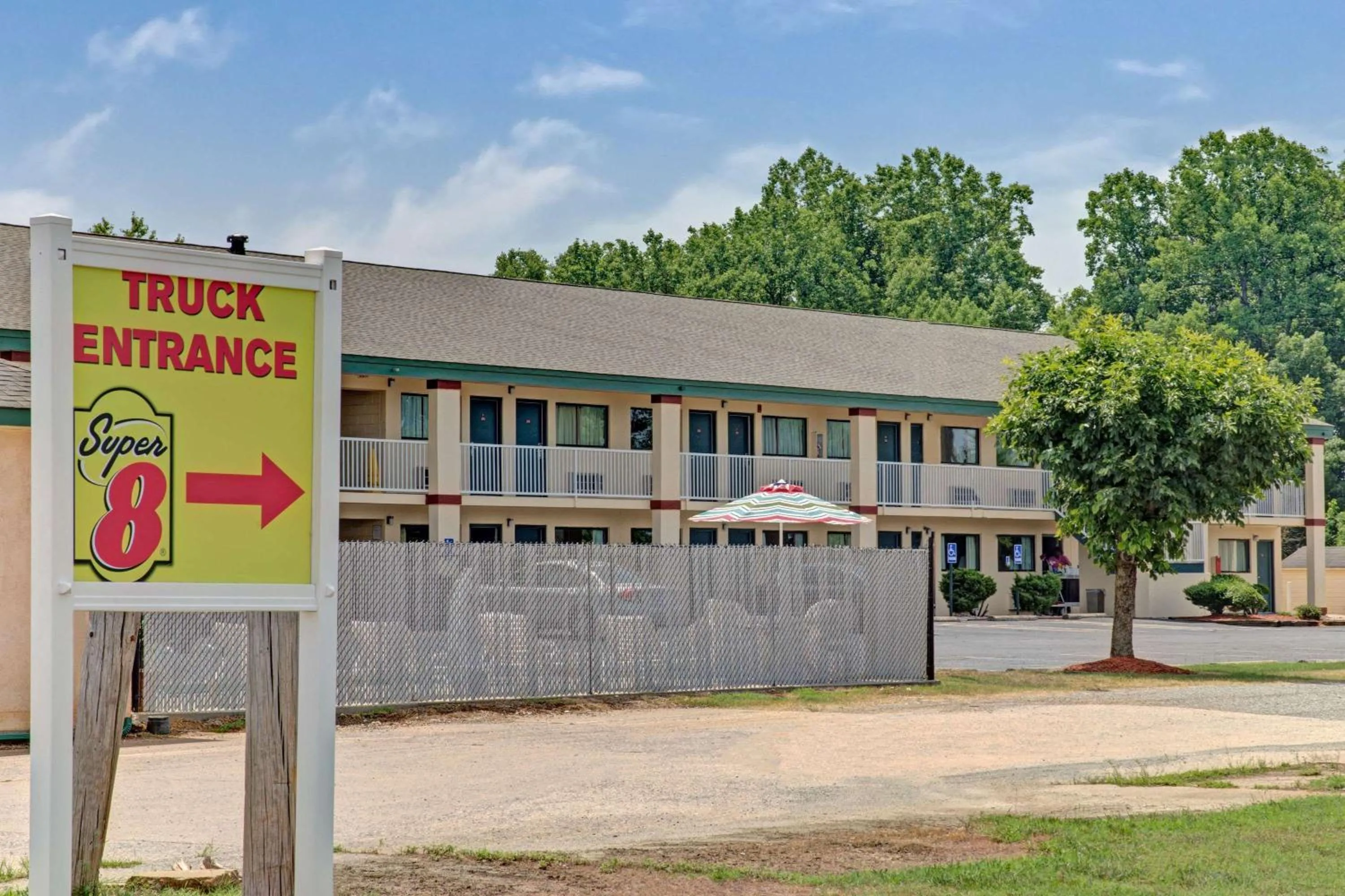 Property building in Super 8 by Wyndham Shelby