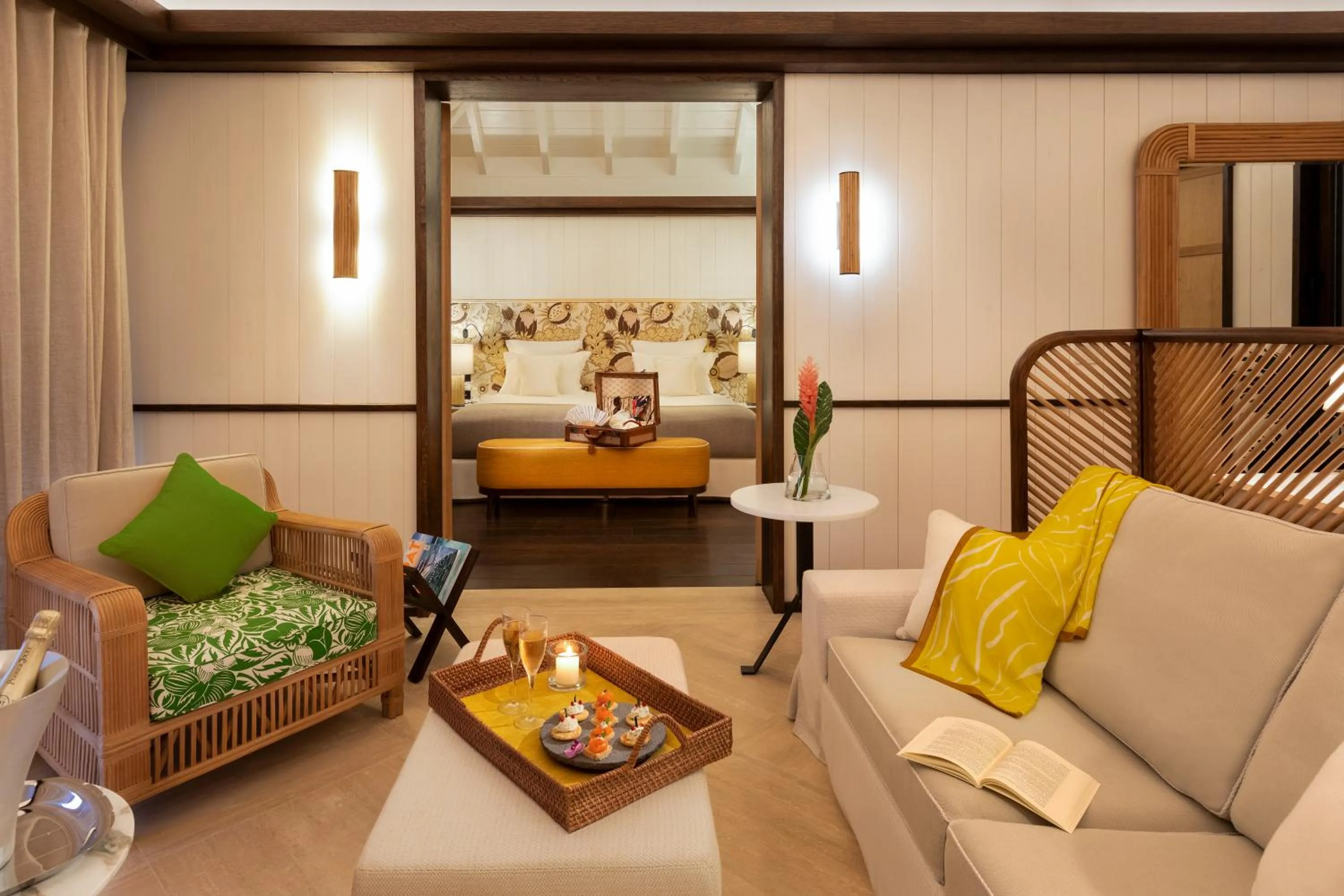 Living room in Hôtel Barrière Le Carl Gustaf St Barth