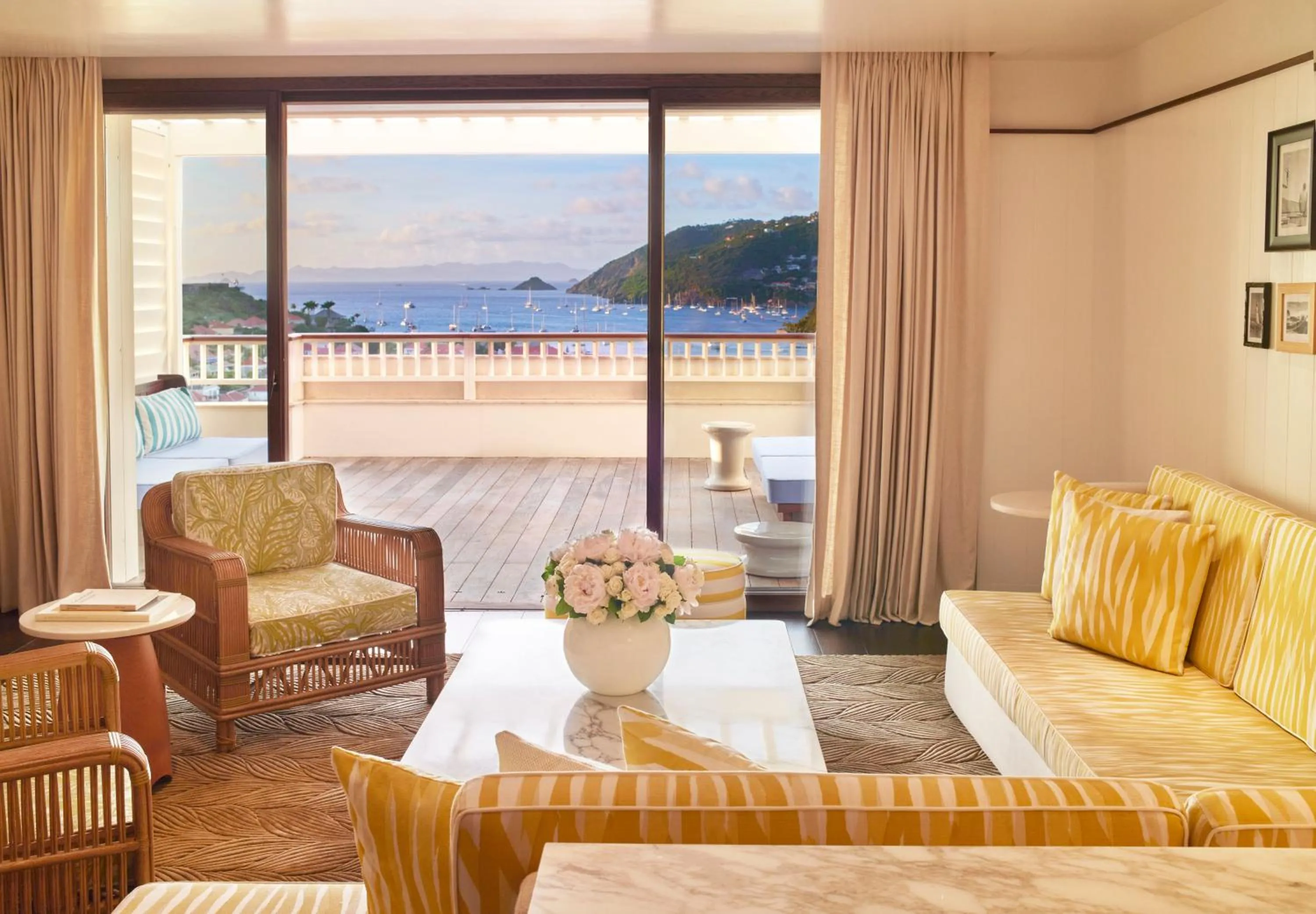 Balcony/Terrace in Hôtel Barrière Le Carl Gustaf St Barth