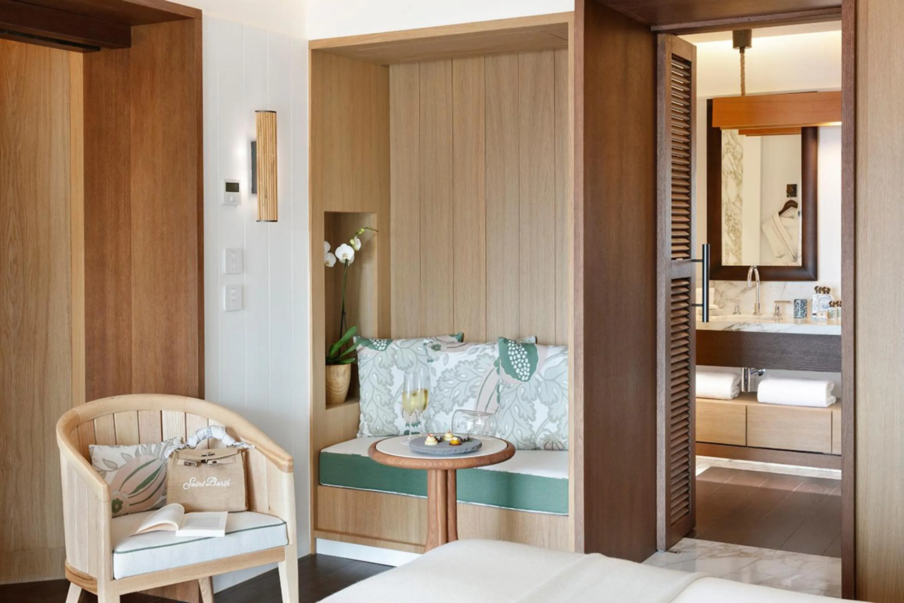 Bedroom, Bed in Hôtel Barrière Le Carl Gustaf St Barth