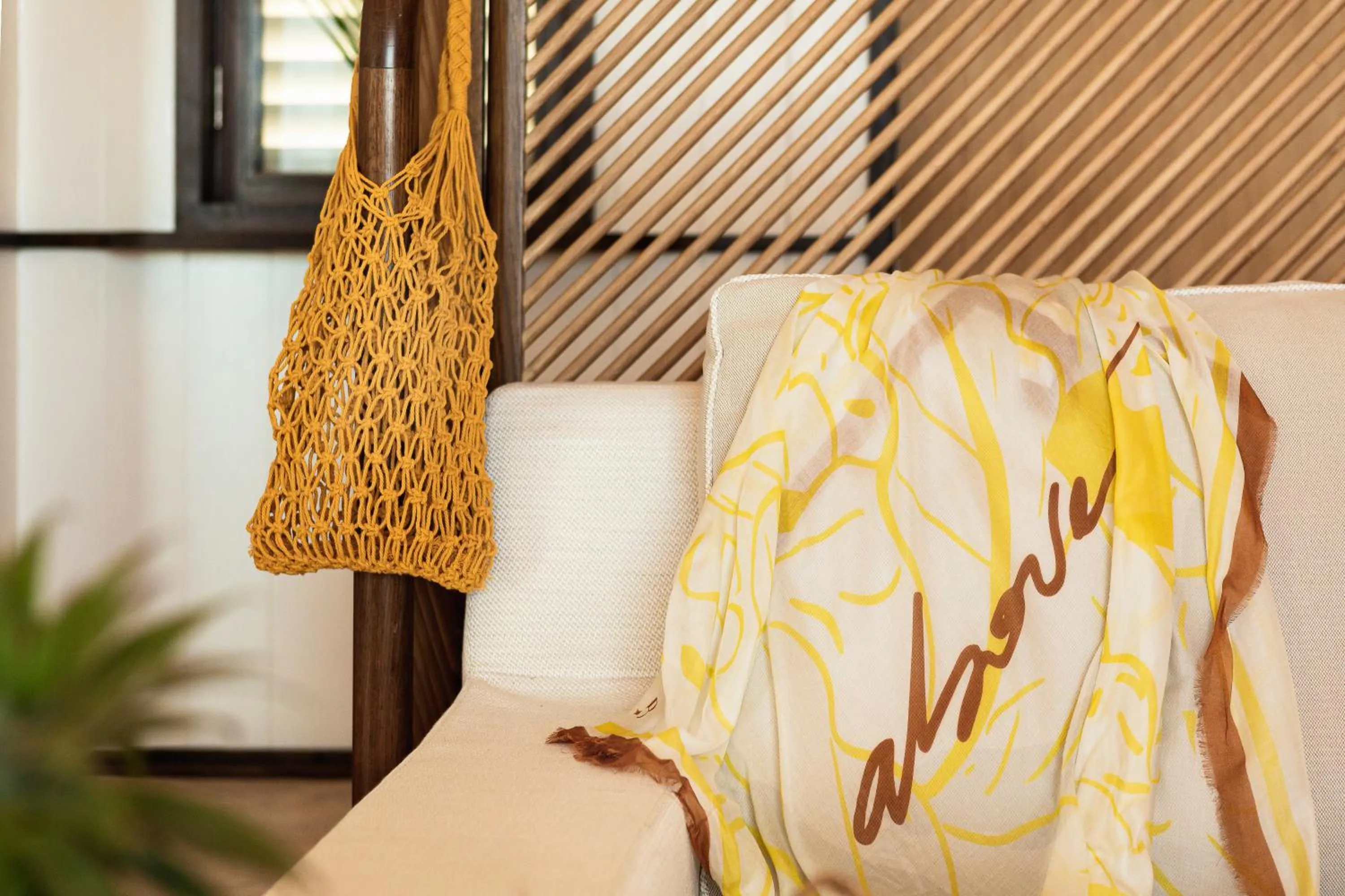 Decorative detail in Hôtel Barrière Le Carl Gustaf St Barth