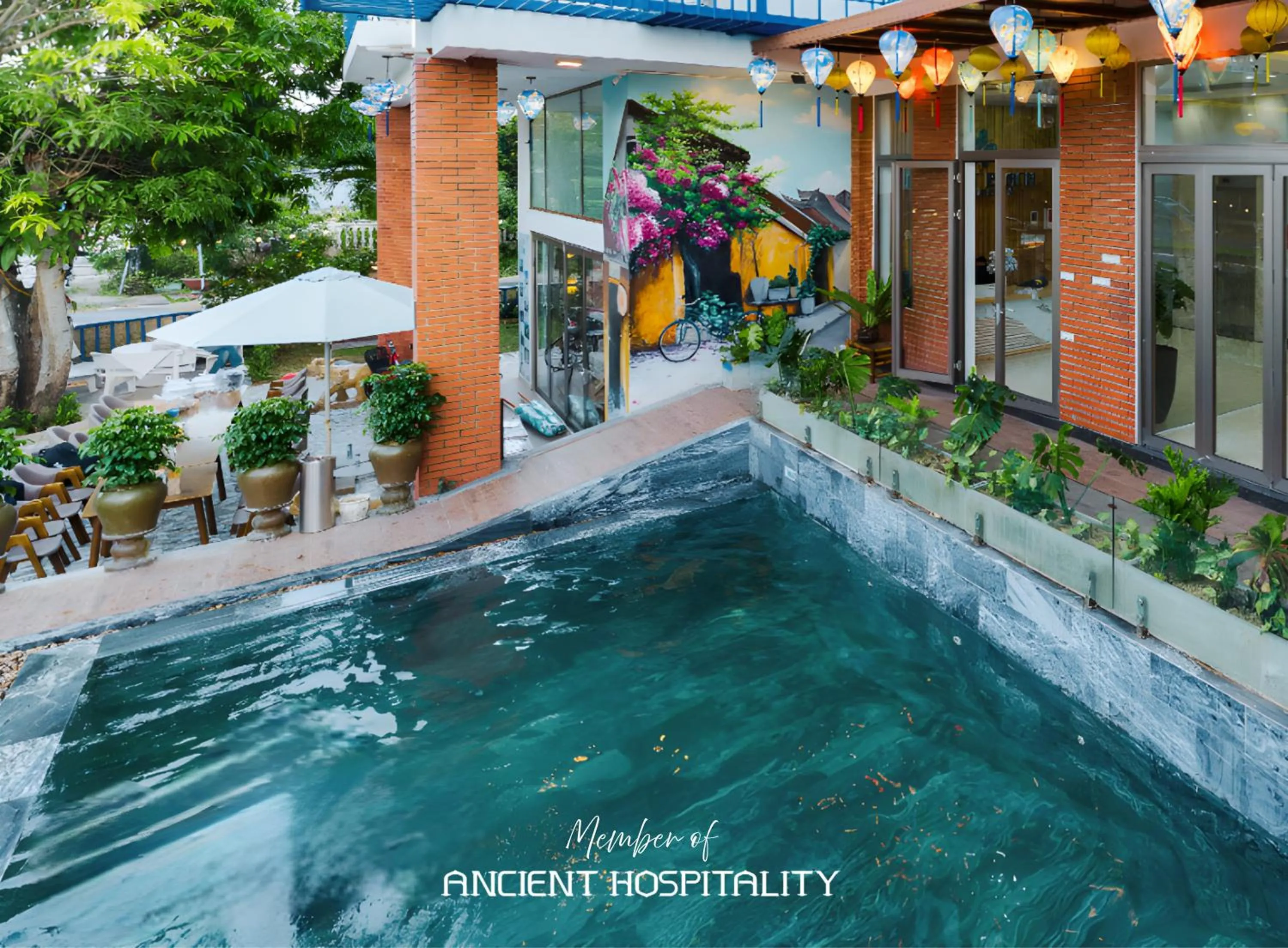 Swimming pool in Ancient Beach Boutique & Spa - Beachfront Hotel