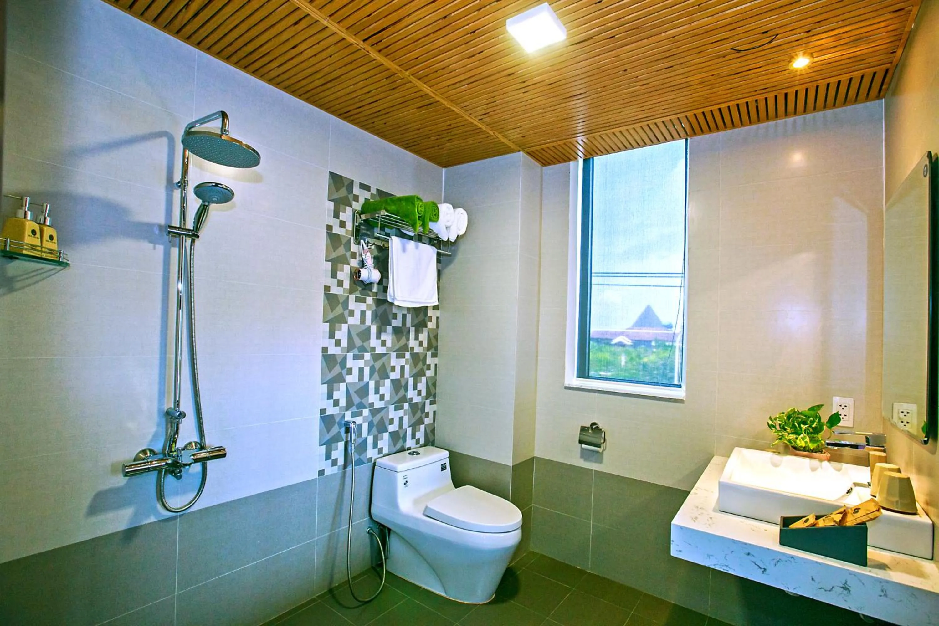 Bathroom in Silk and Sea Hotel