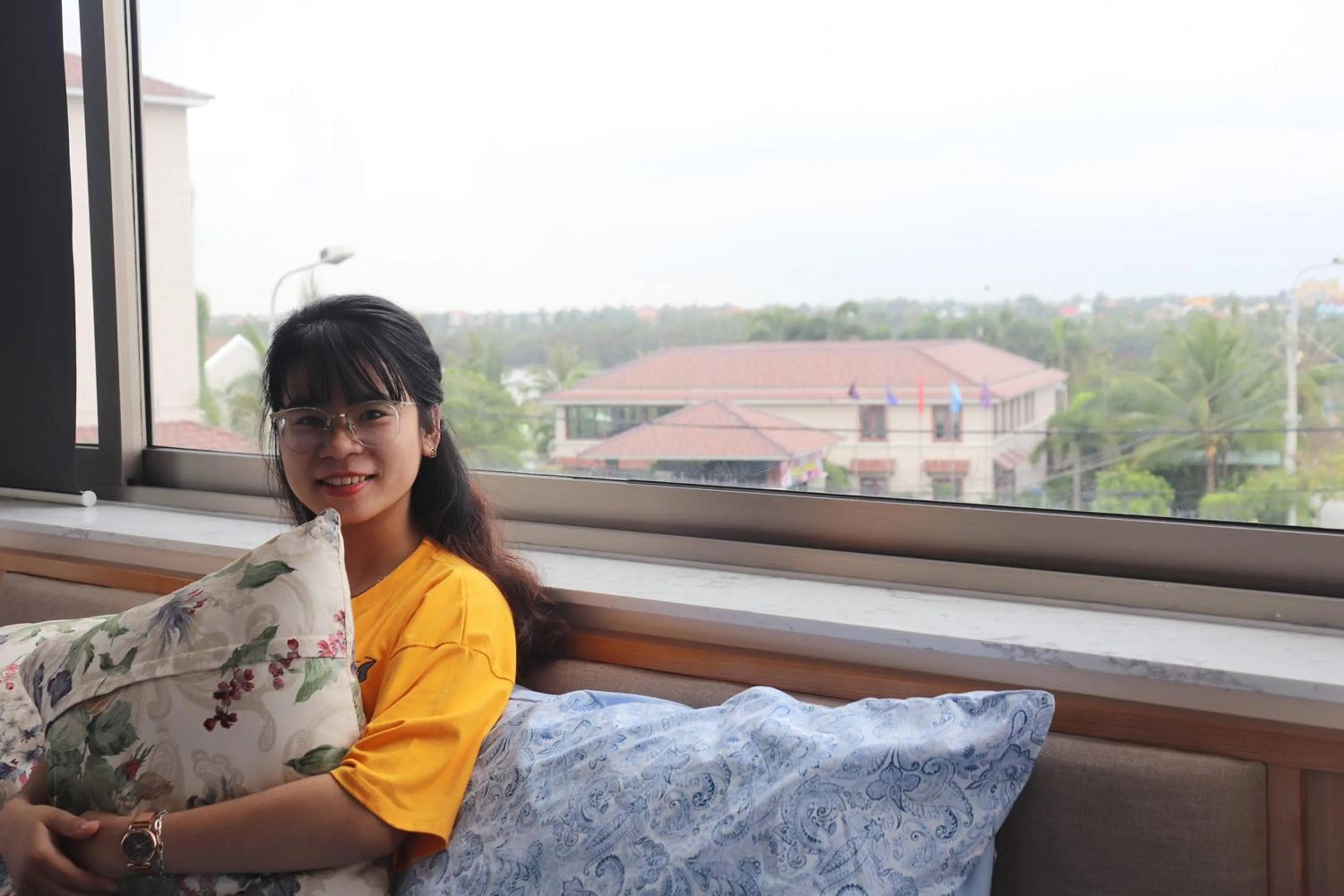 Bedroom in Silk and Sea Hotel