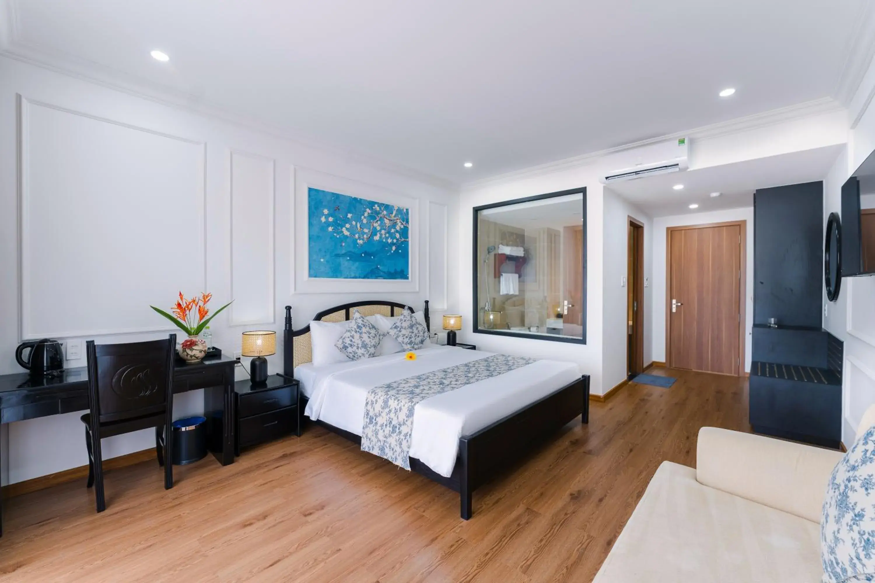 Bedroom, Bed in Ancient Beach Boutique & Spa - Beachfront Hotel Bedroom, Bed in Ancient Beach Boutique & Spa - Beachfront Hotel