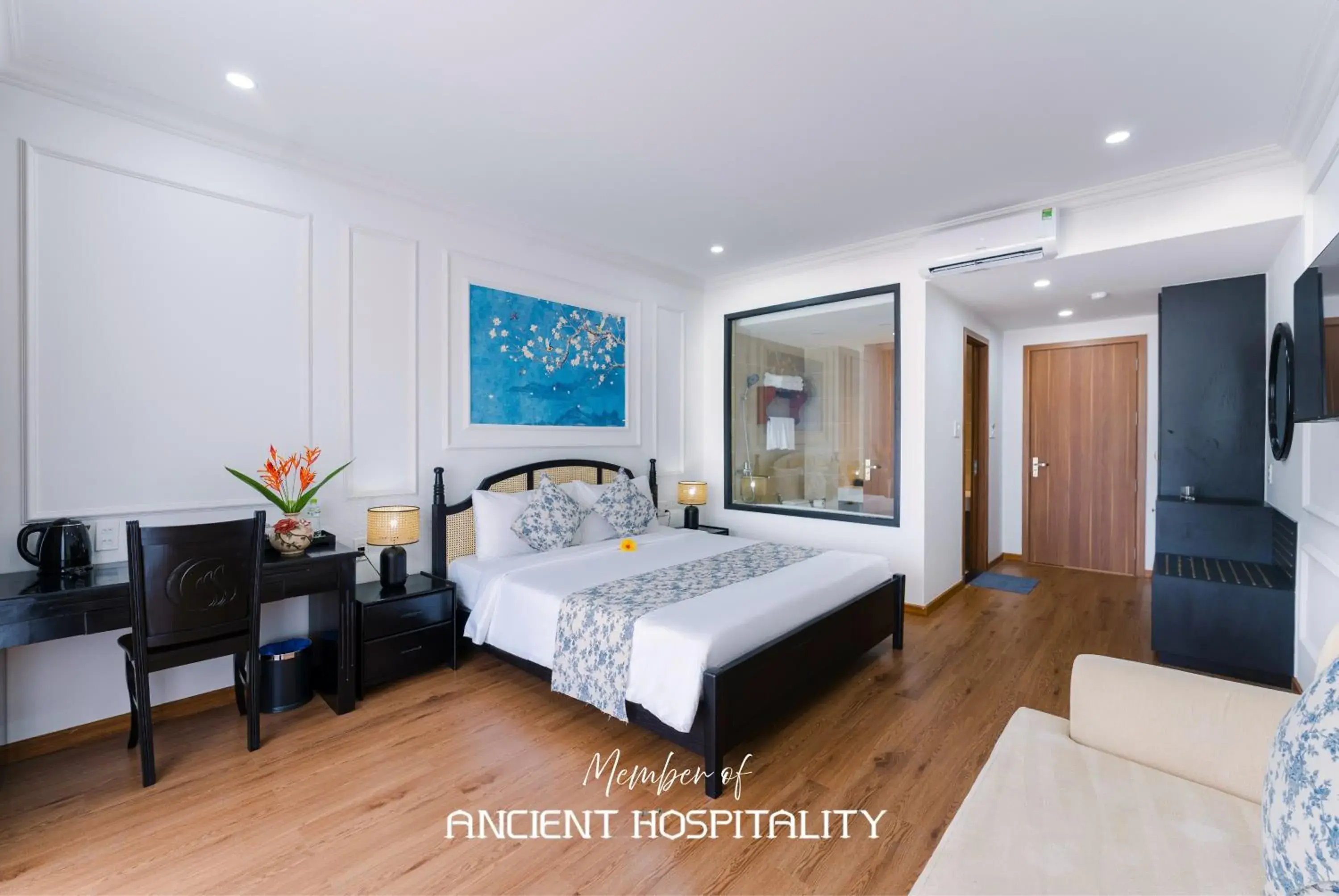 Bedroom, Bed in Ancient Beach Boutique & Spa - Beachfront Hotel Bedroom, Bed in Ancient Beach Boutique & Spa - Beachfront Hotel