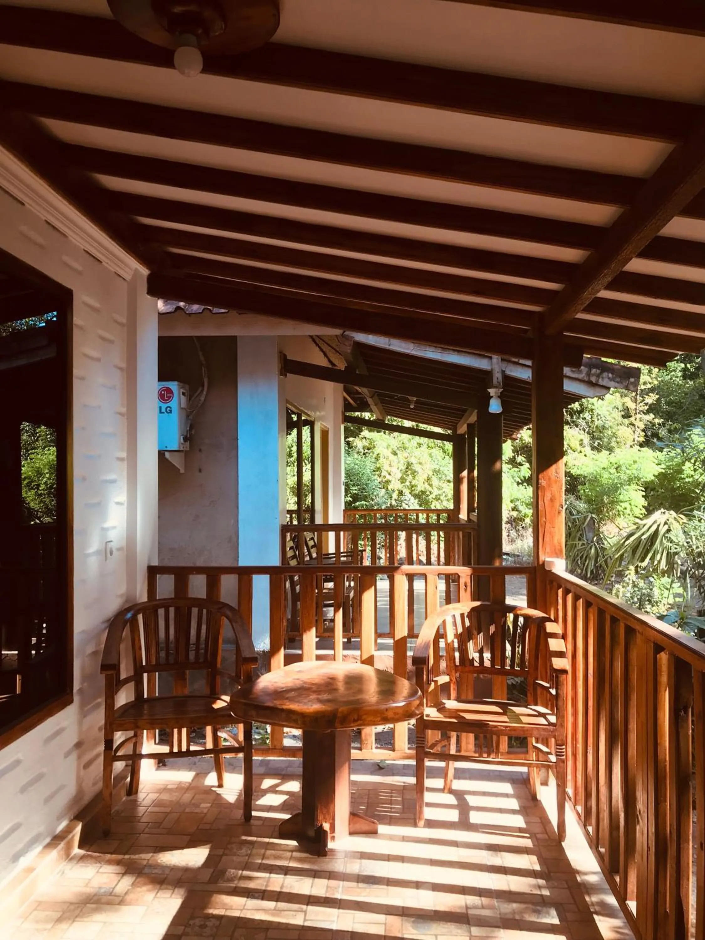 Balcony/Terrace in Pondok Wisata Gili Lampu
