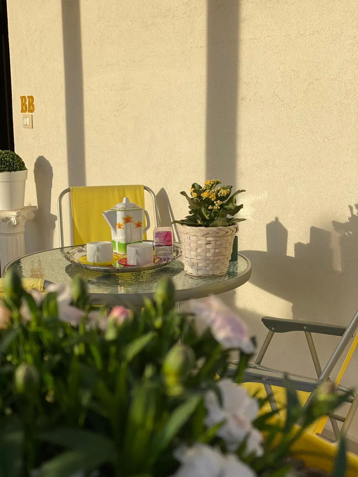 Patio in B&B IRIS COTTAGE