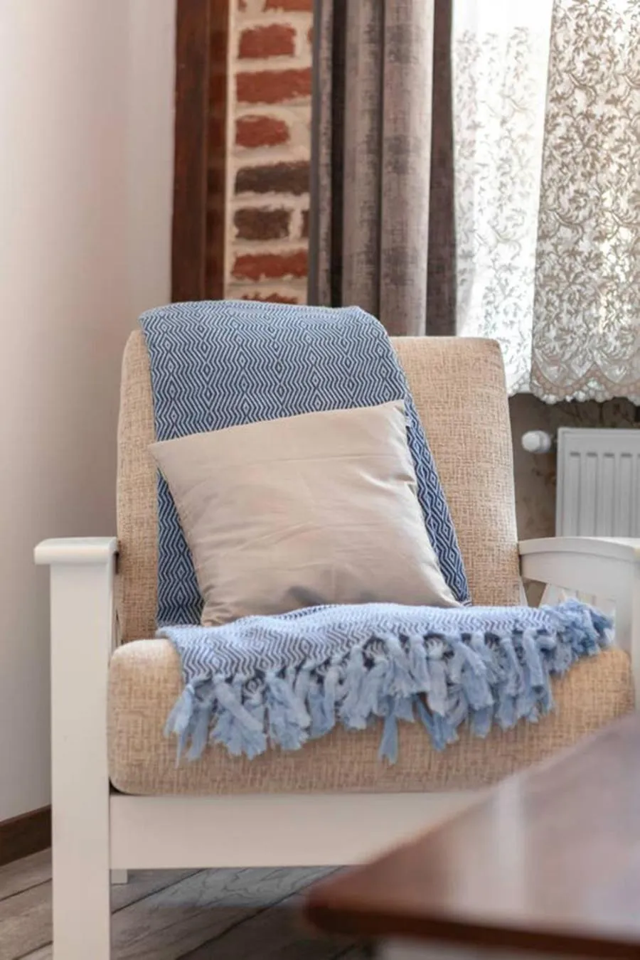 Seating area in Cozy Studios on Freedom Square