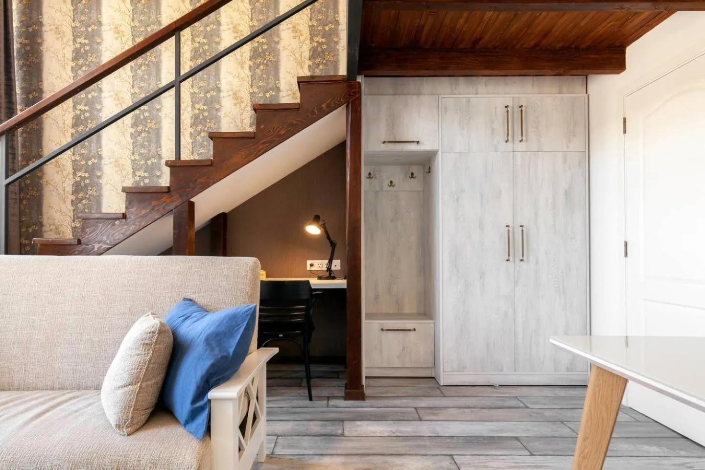 Living room in Cozy Studios on Freedom Square