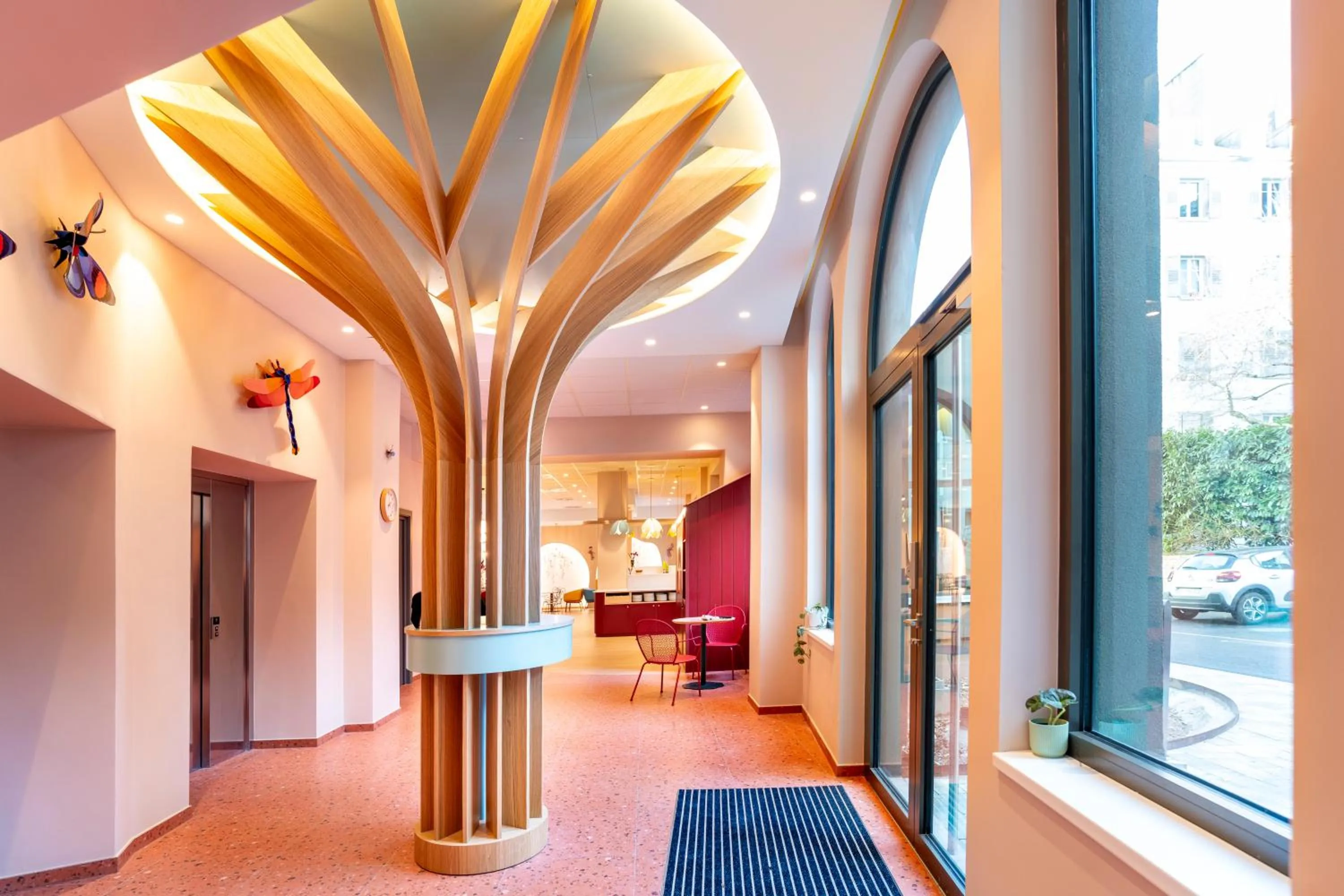 Decorative detail in Ibis Styles Strasbourg Centre République