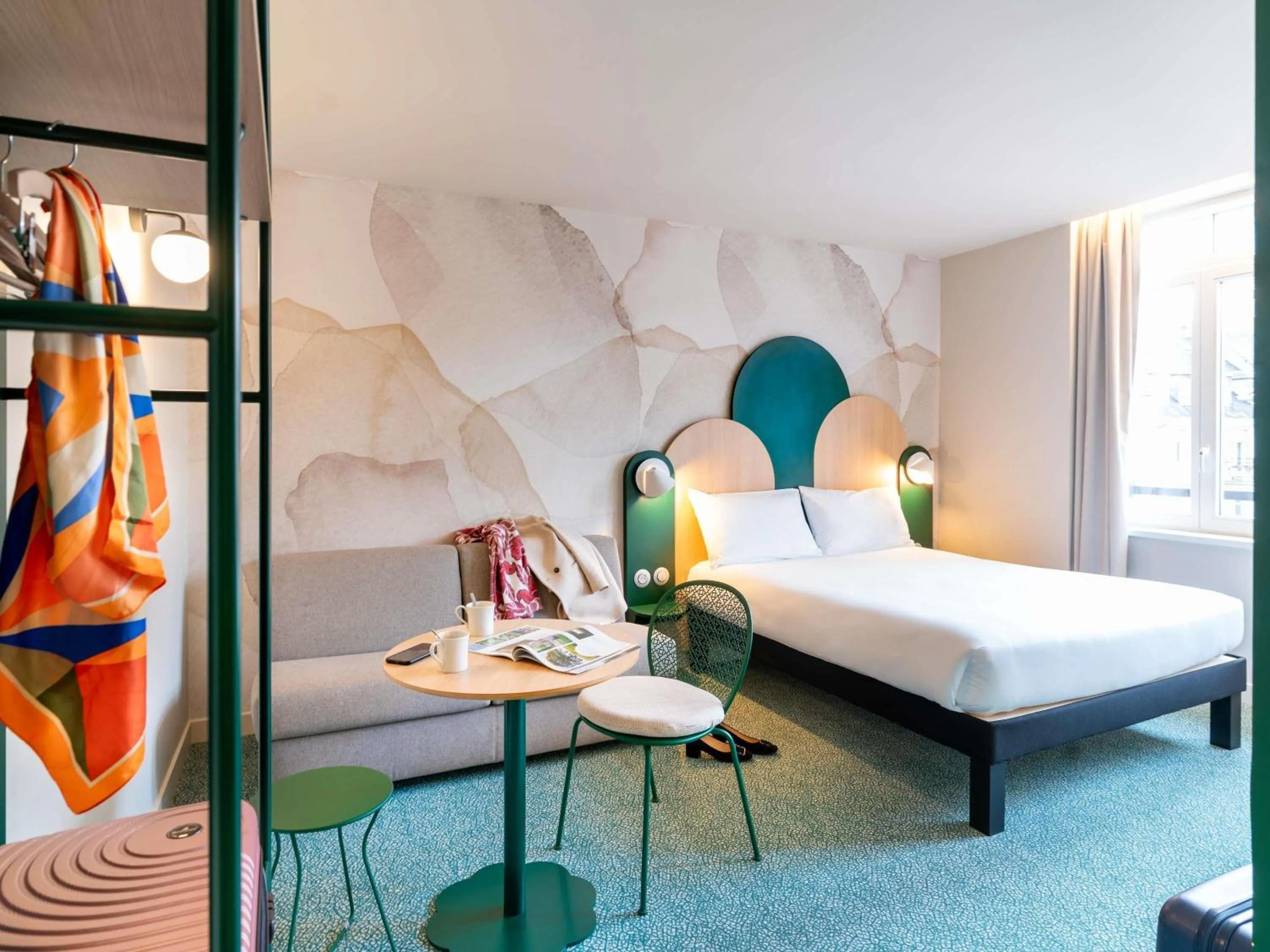 Bedroom, Bed in Ibis Styles Strasbourg Centre République