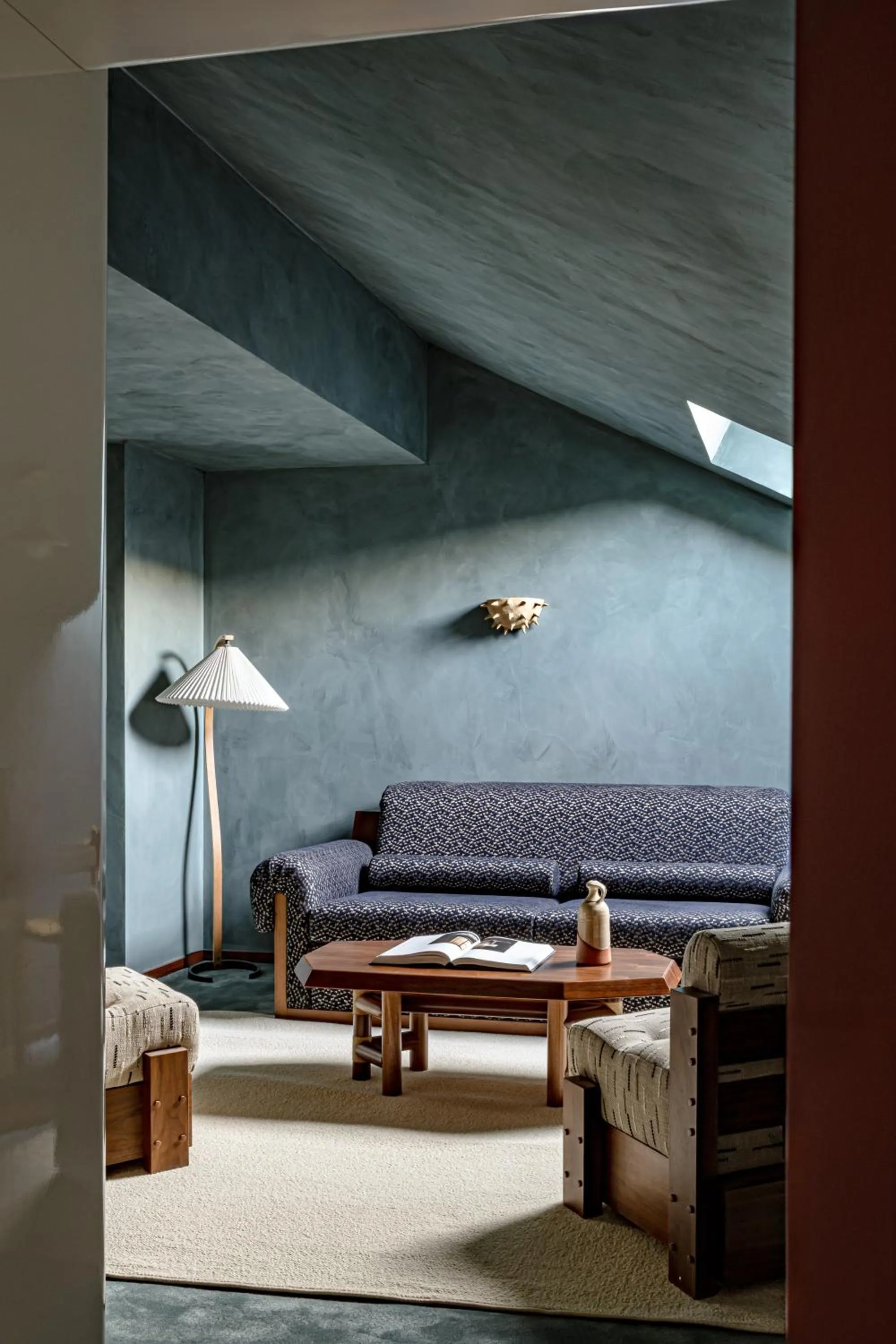 Living room in Experimental Chalet Val d'Isère