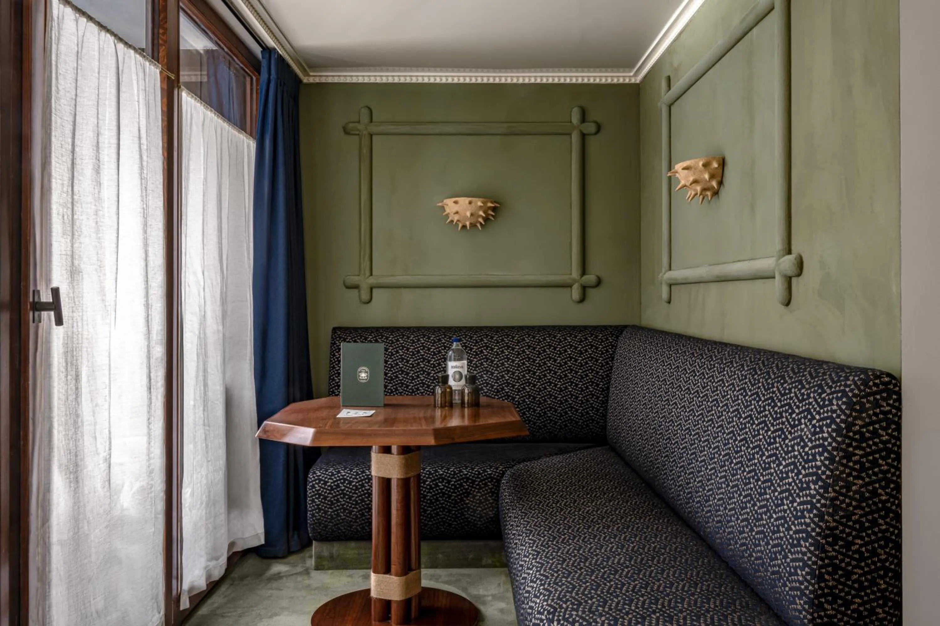 Living room in Experimental Chalet Val d'Isère