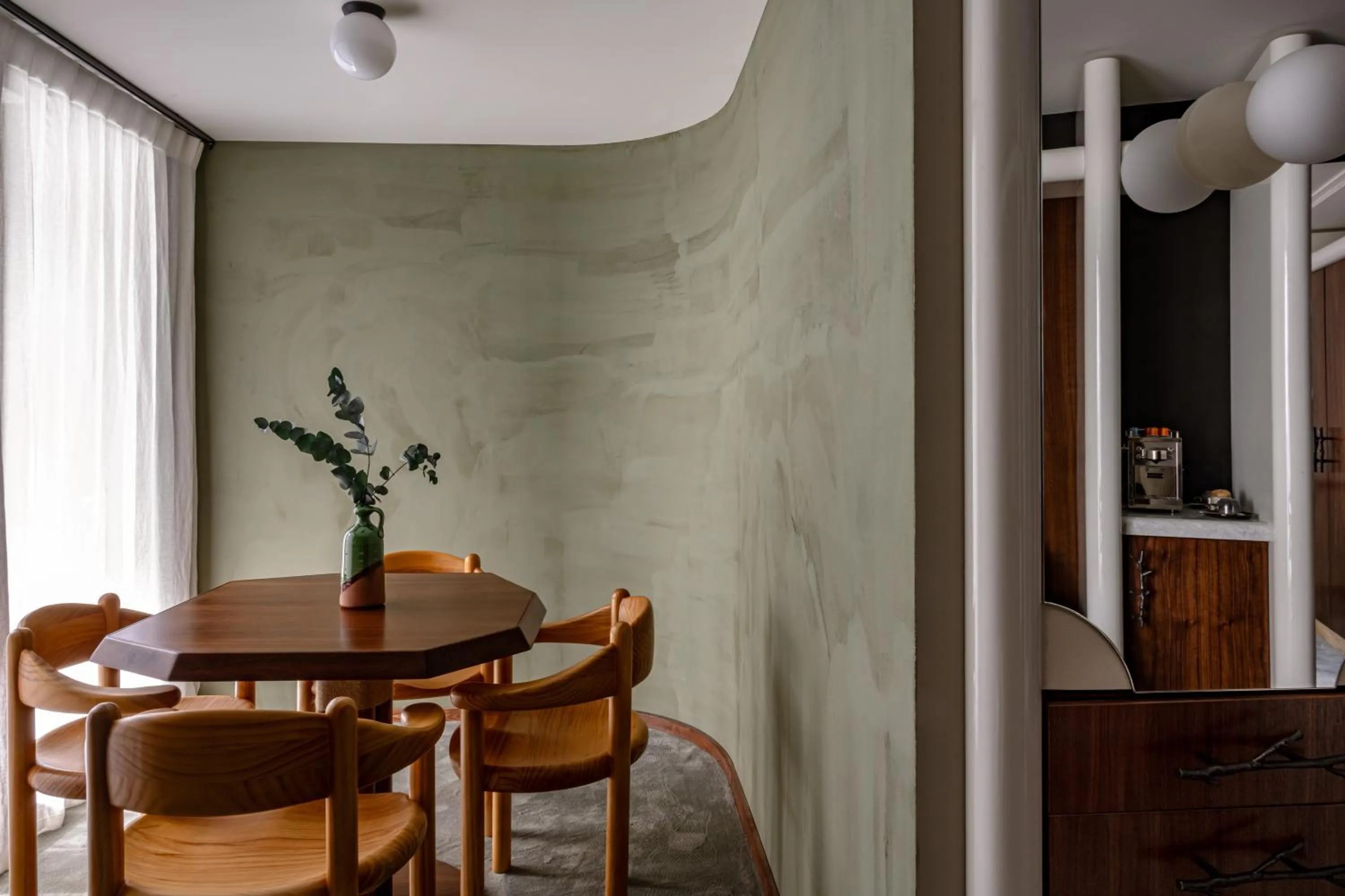Living room in Experimental Chalet Val d'Isère