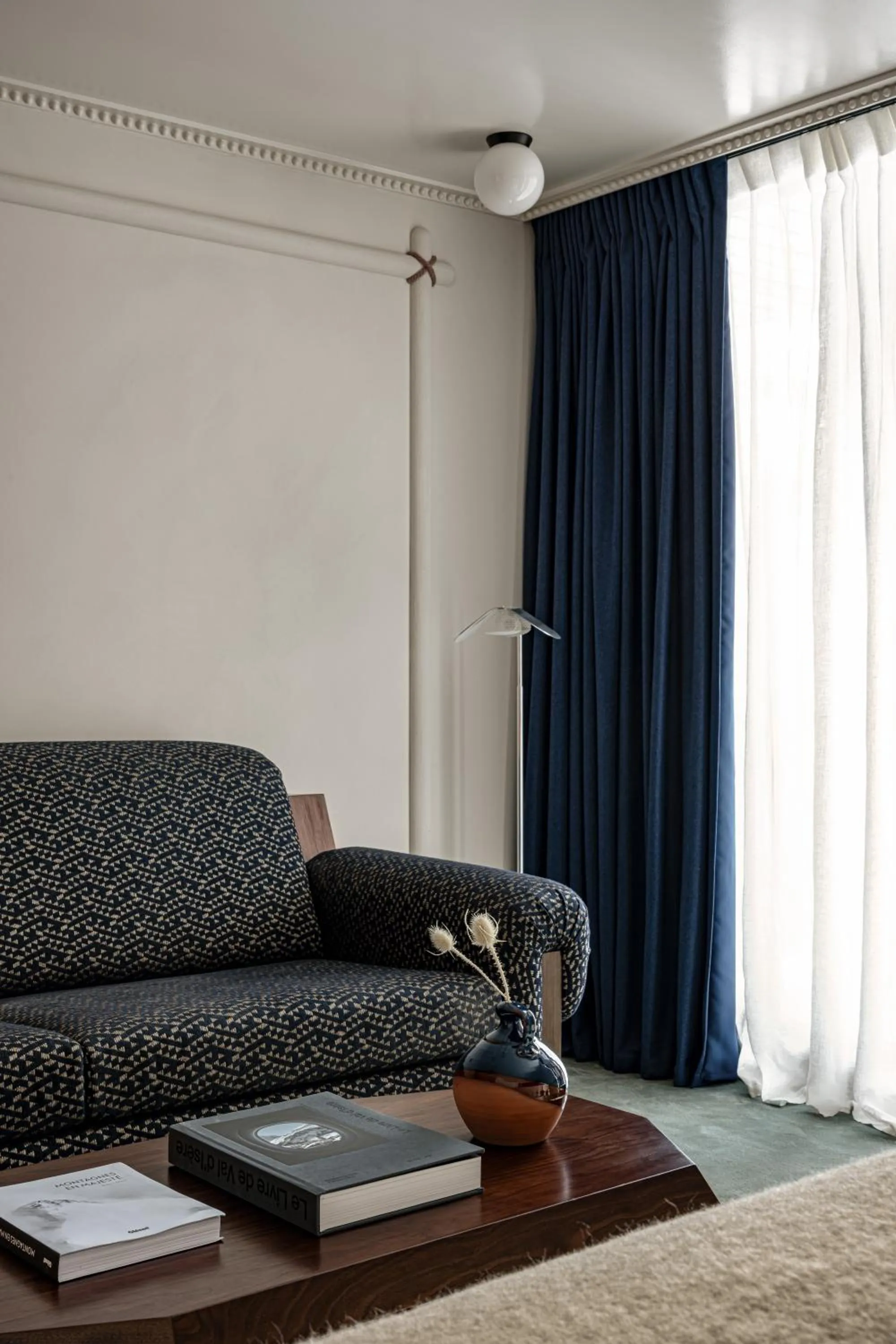 Living room in Experimental Chalet Val d'Isère
