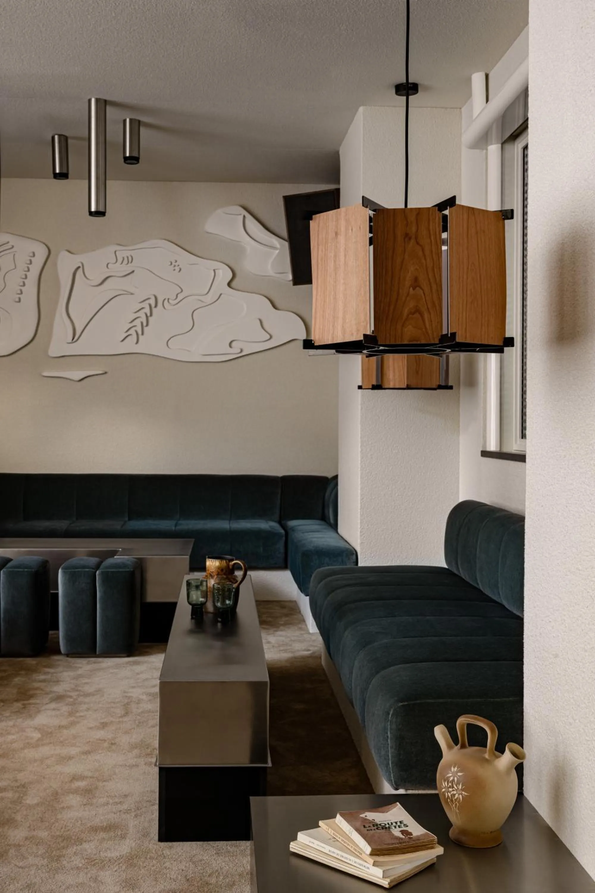 Living room in Experimental Chalet Val d'Isère